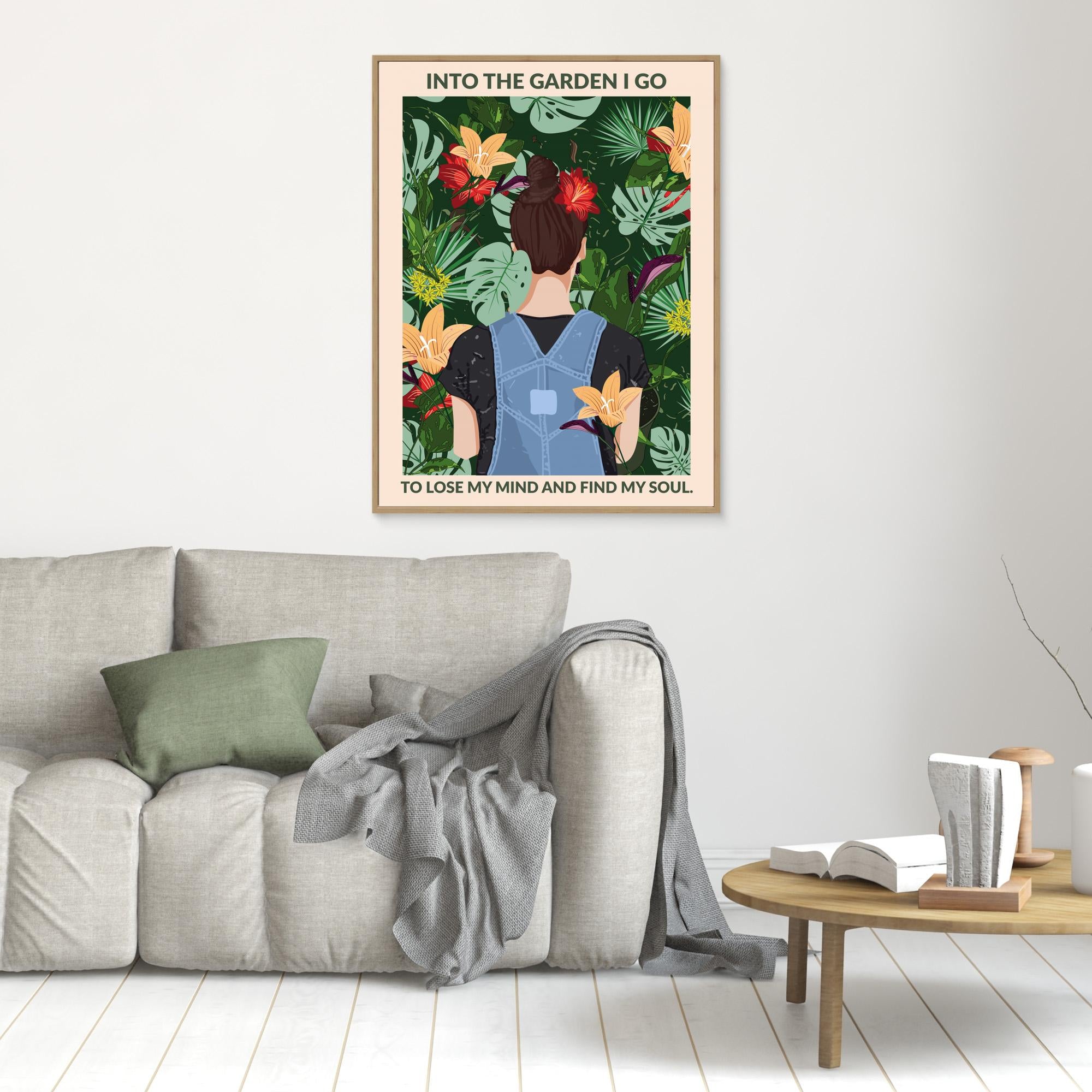 Into the Garden Standard Wall Art by Wall Chart Art Studio