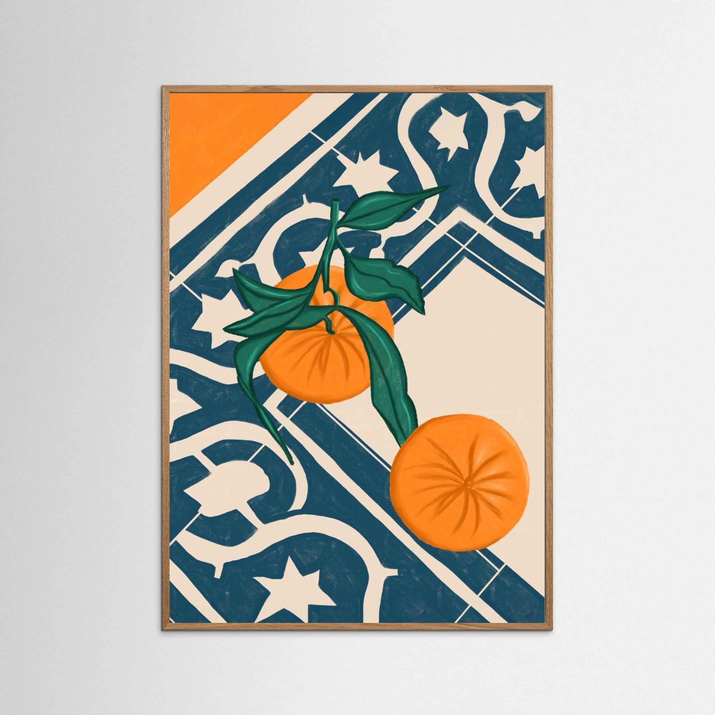 SUMMER MANDARINS by Gulcihan Ozguc Fine Art Paper 