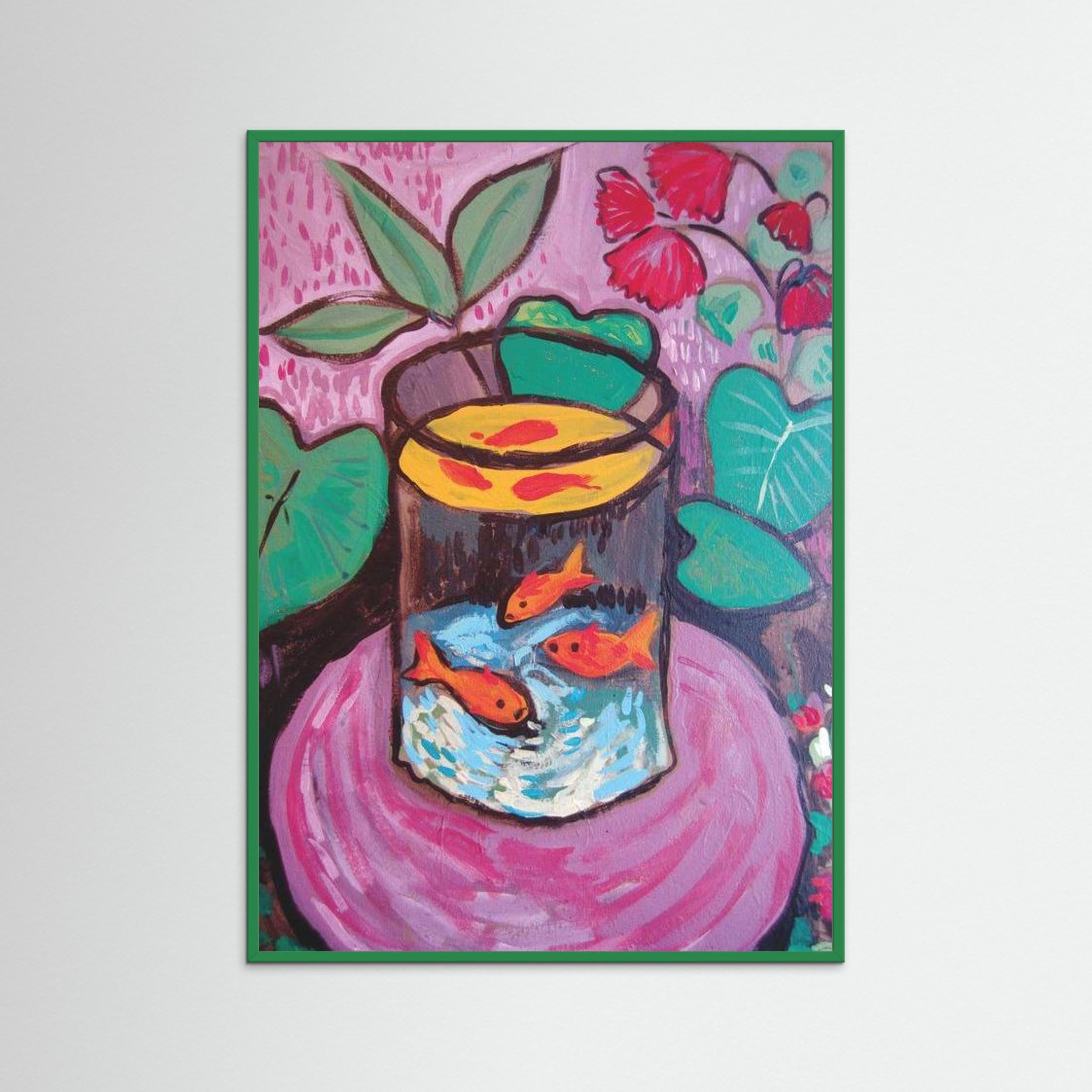 Goldfish By Heni Matisse Fine Art Paper