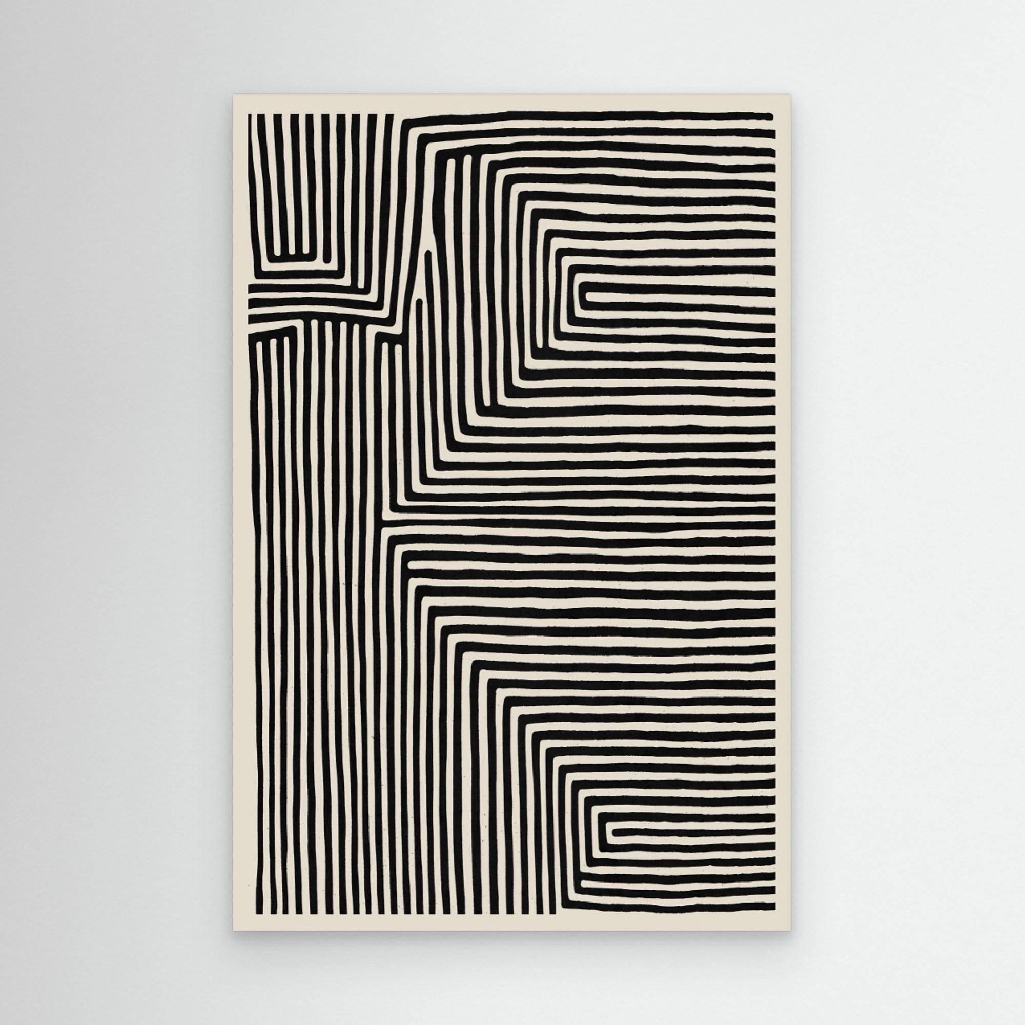 Line Art by Treechild Canvas