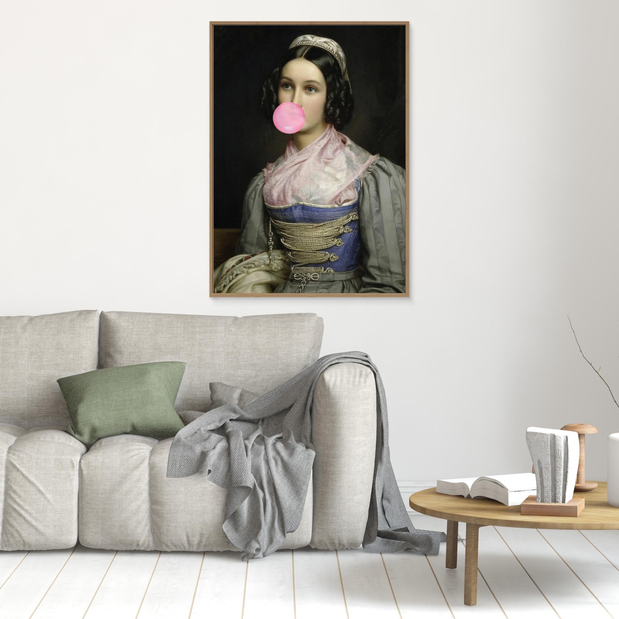 Bubble Gum Portrait by The Art Concept