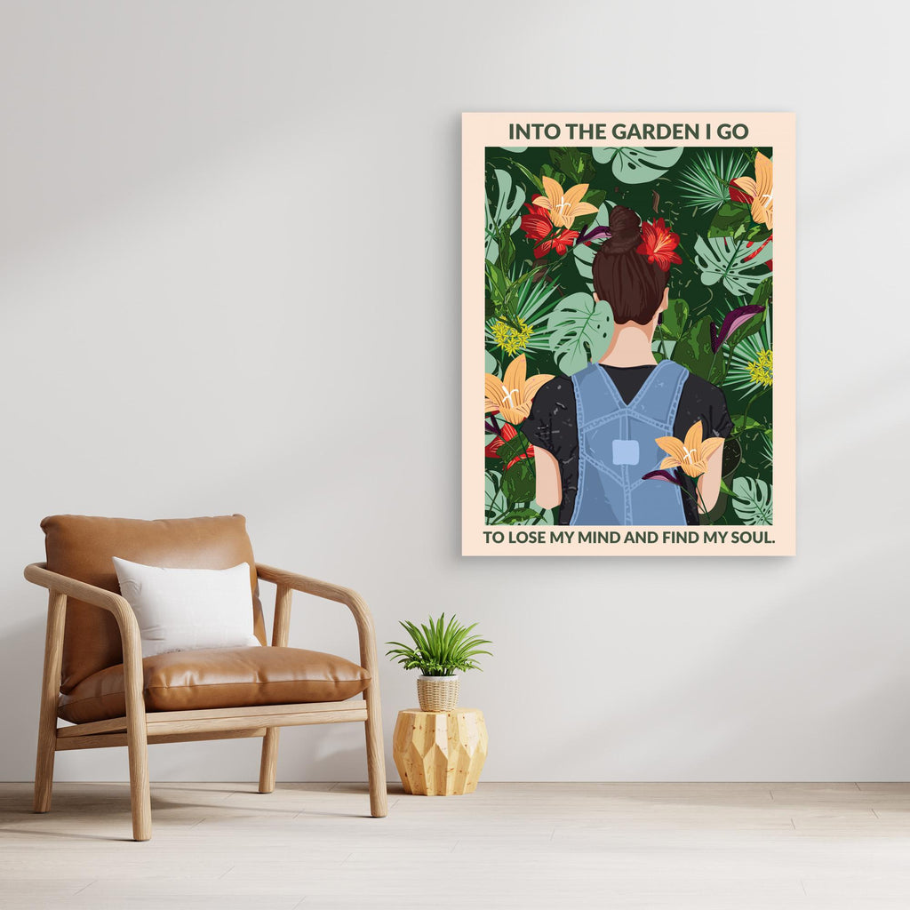 Into the Garden Standard Wall Art by Wall Chart Art Studio