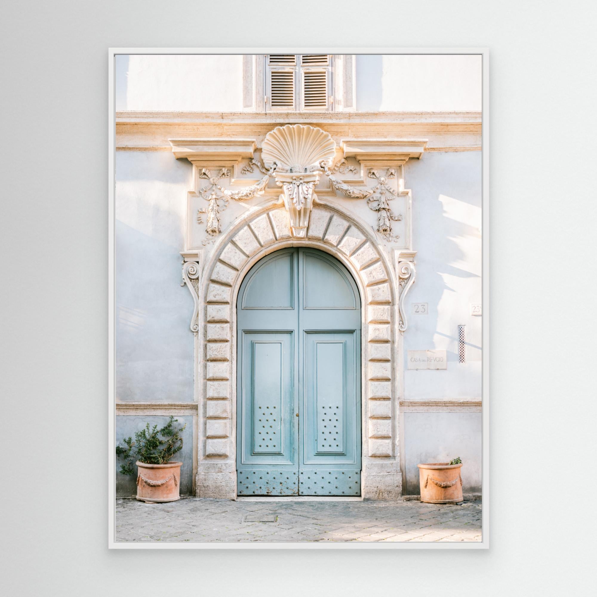 Blue tones of Rome - Italy travel photography by Raisa Zwart Canvas