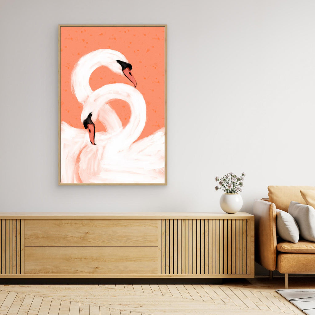 Swans by Treechild Canvas
