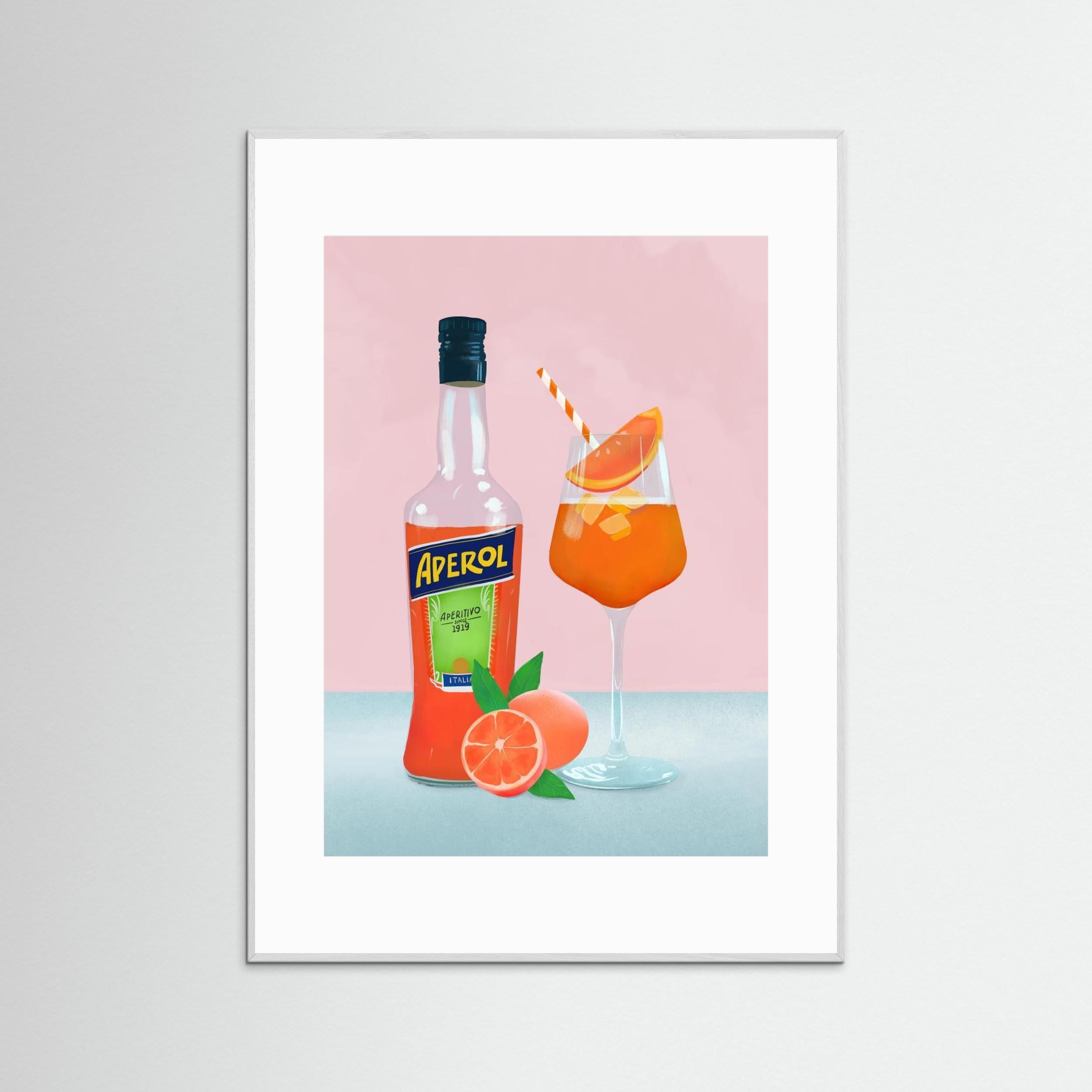 Aperol Spritz by Petra Lizde Fine Art Paper 