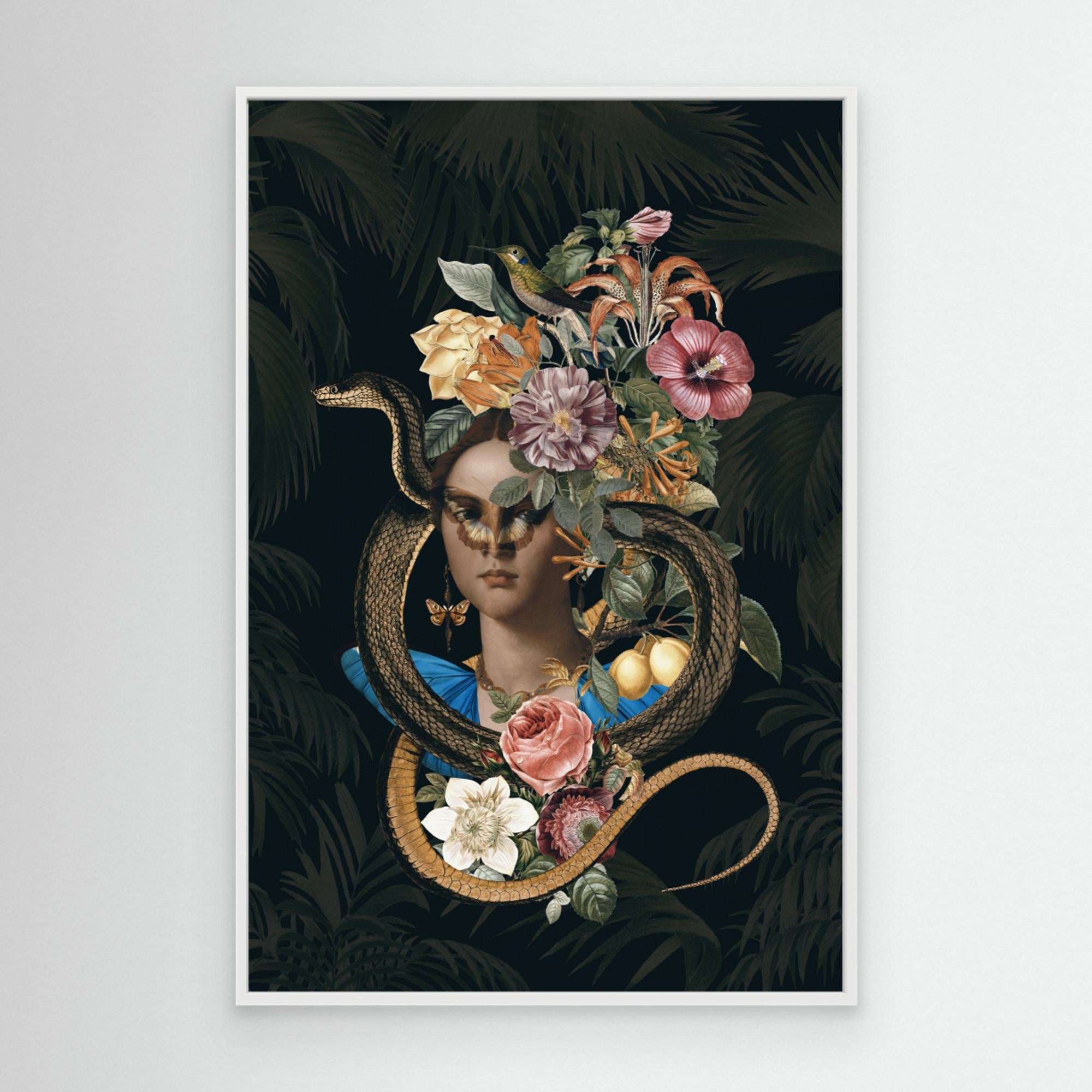 Snake Princess by Andrea Haase Canvas