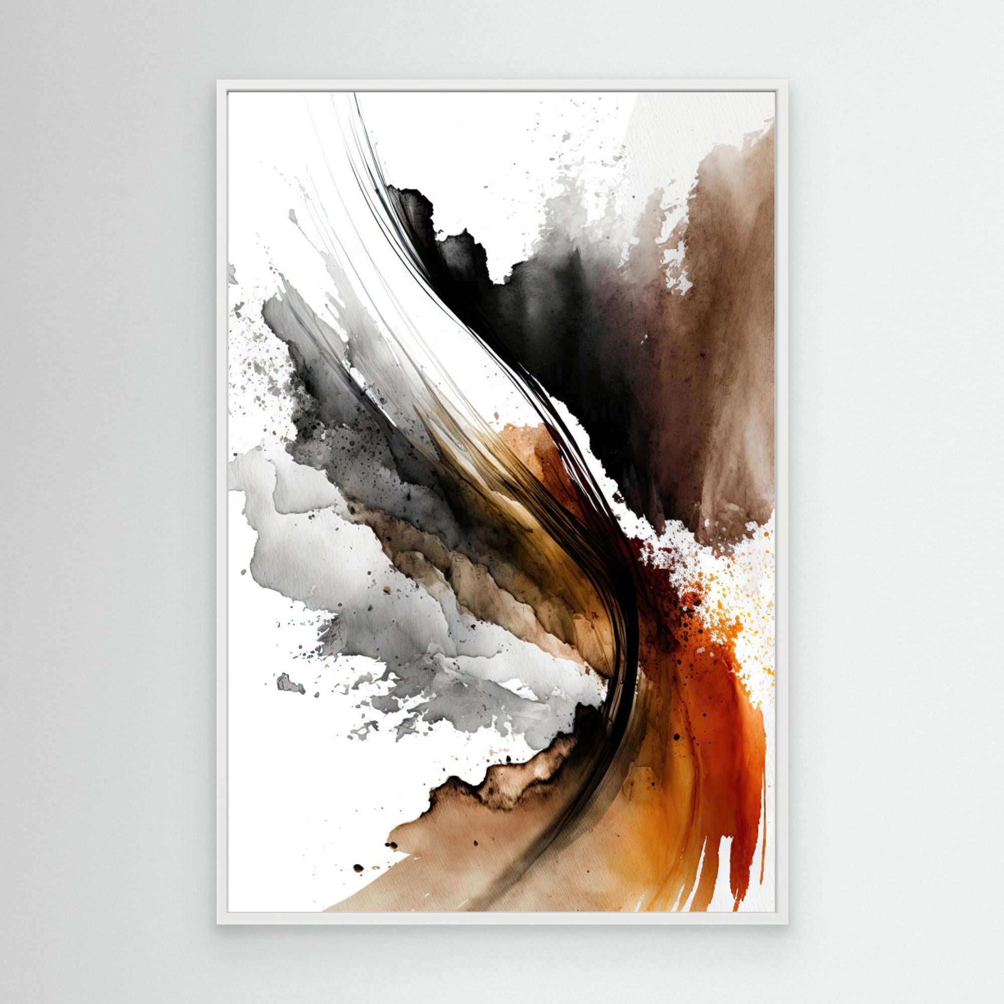 Earthy Abstraction by Mauro Canvas
