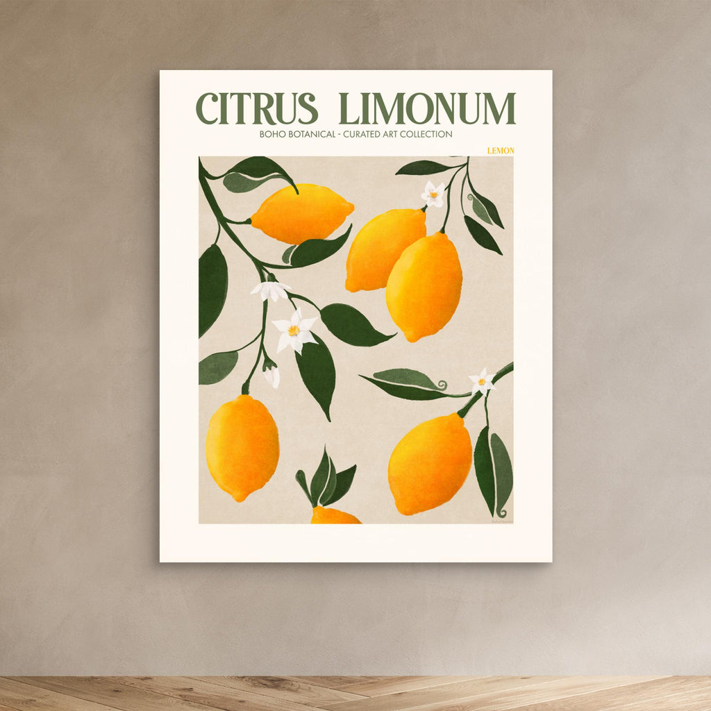 Citrus Limonum - Lemon by Emel Tunaboylu