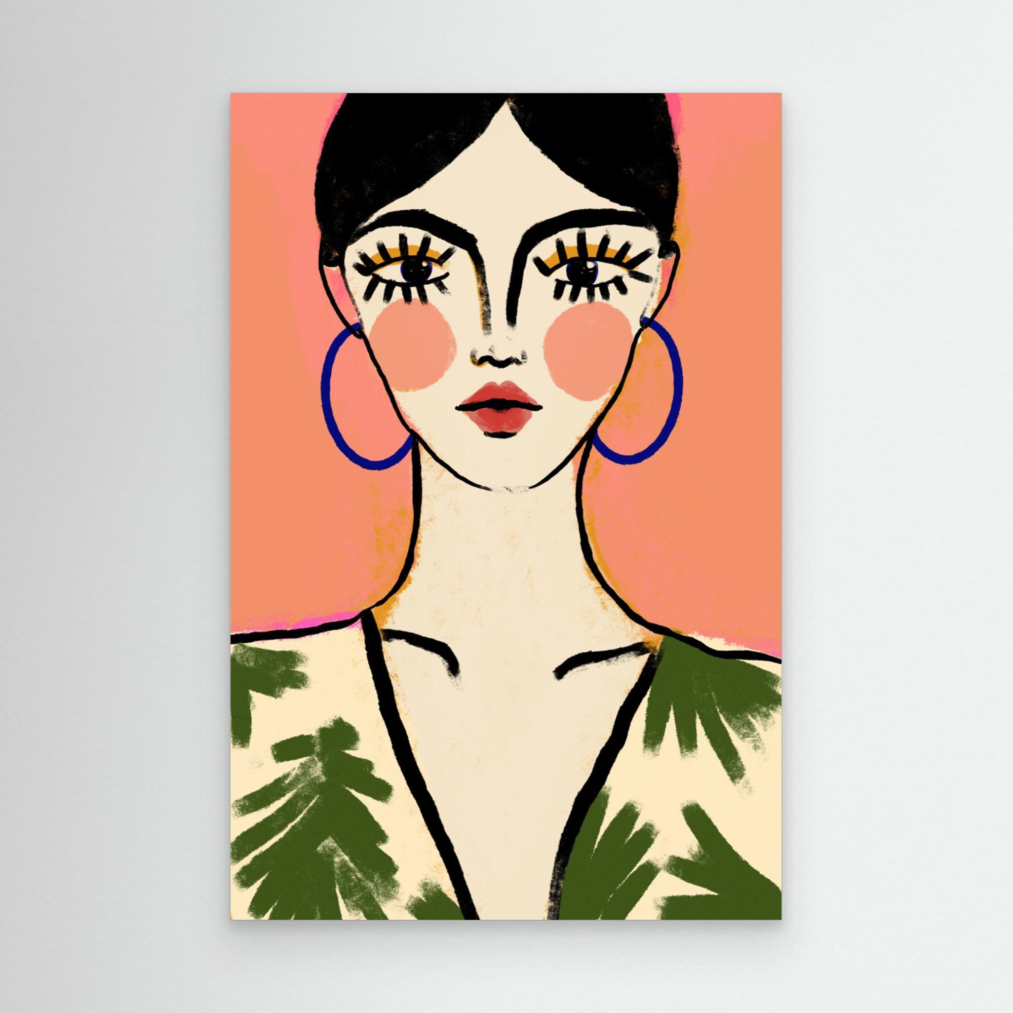 Big Eyes by Treechild Canvas