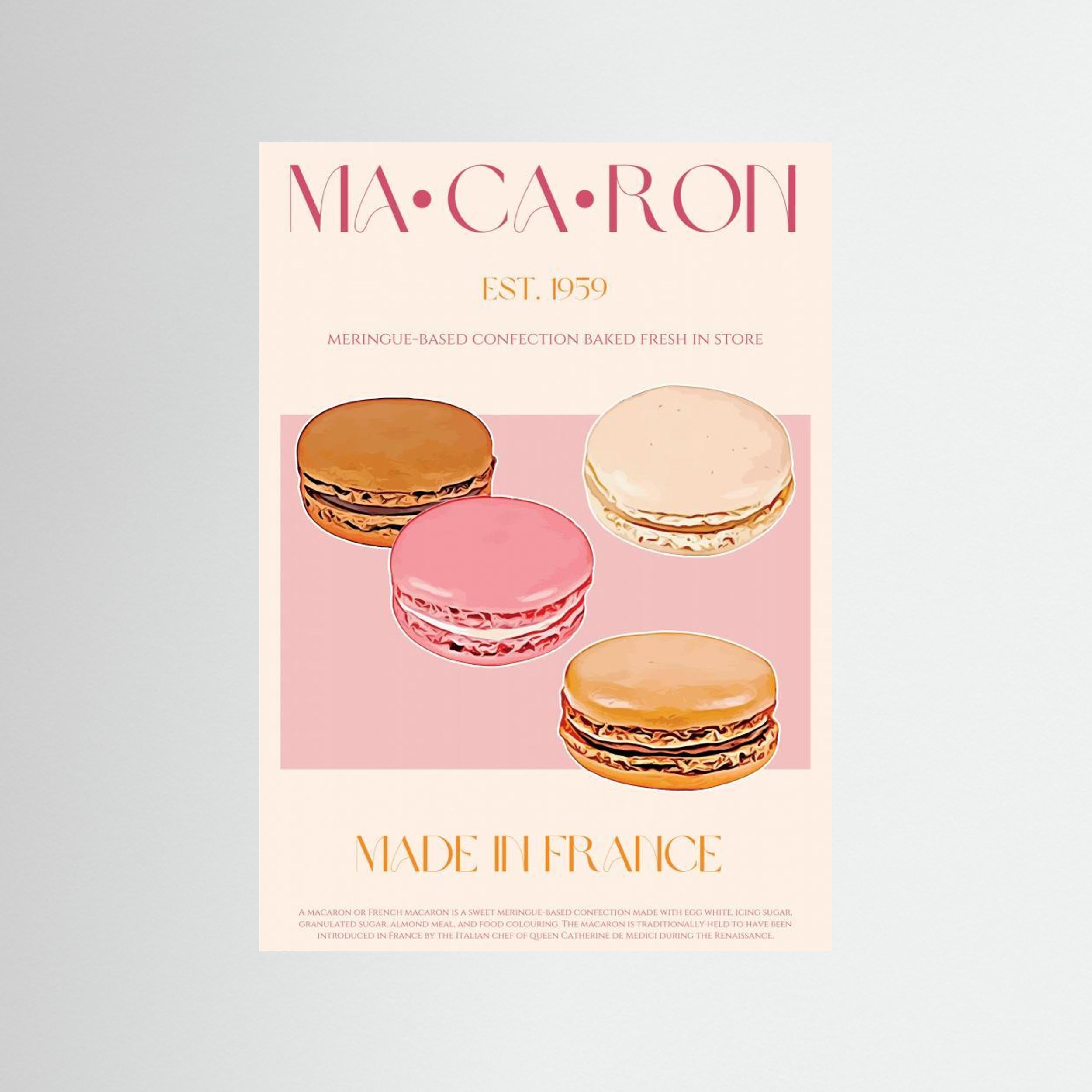 Macaron Print by Nazma Khokhar