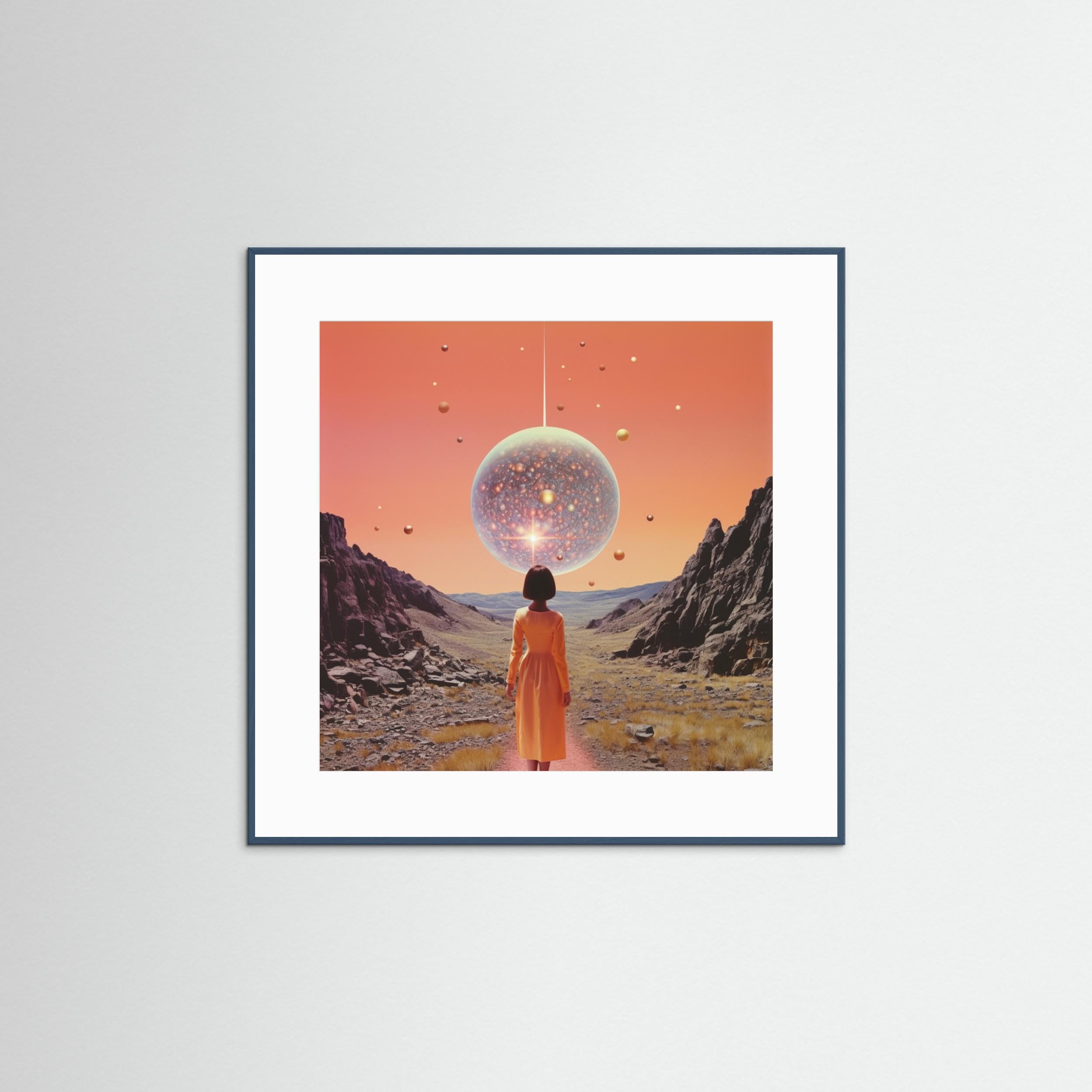 A Space Disco Collage Art by Samantha Hearn Fine Art Paper 