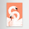 Swans by Treechild Canvas
