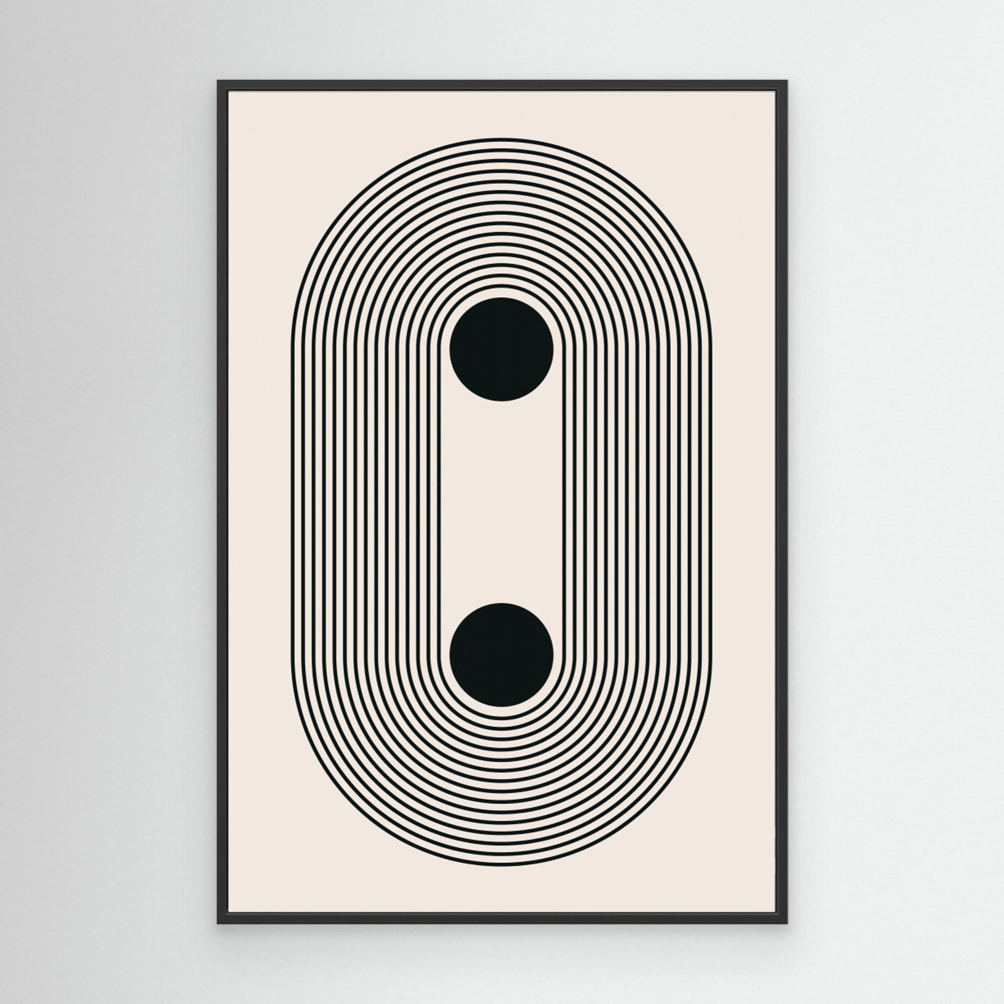 Black Boho Vibe Series 4 by Jay Stanley Canvas