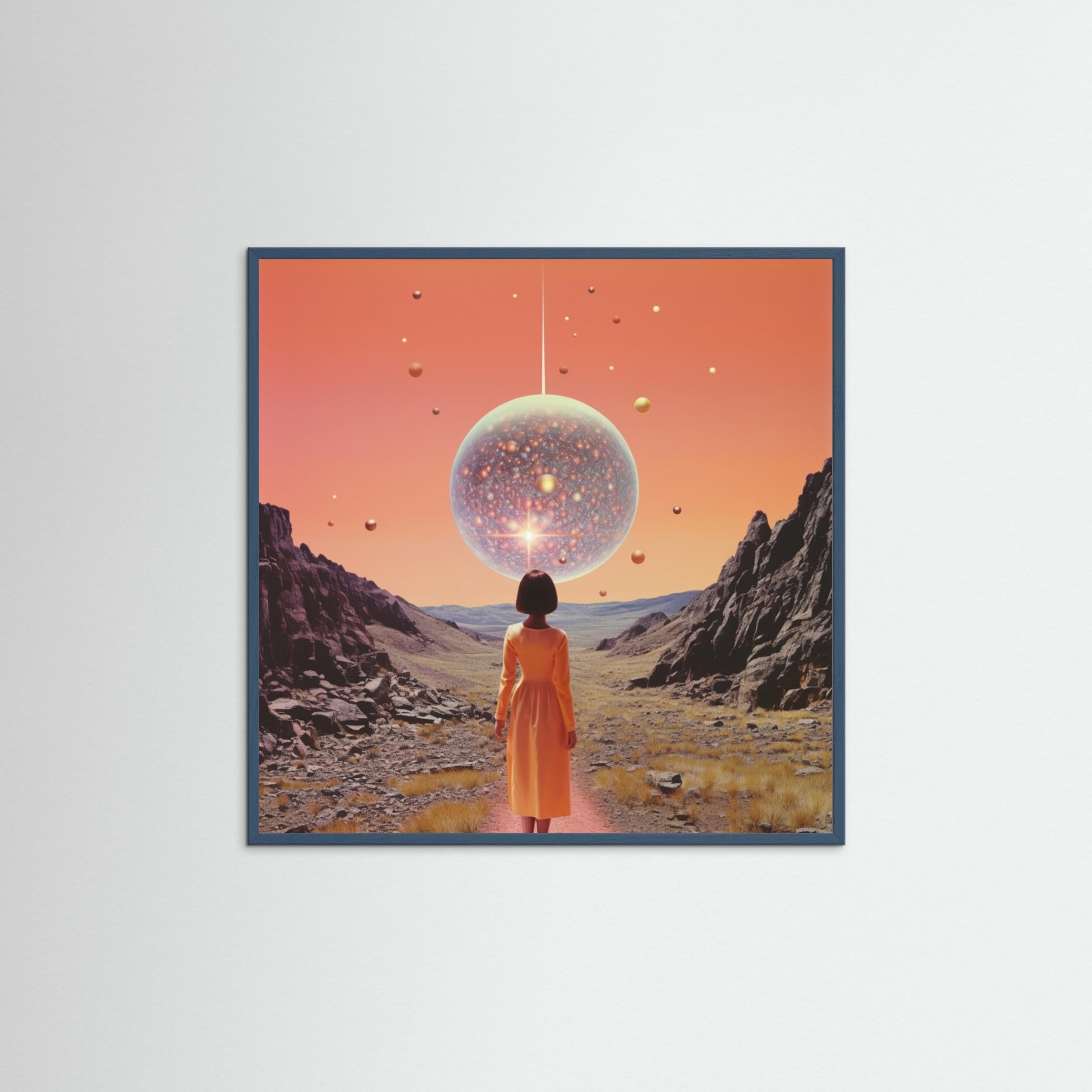 A Space Disco Collage Art by Samantha Hearn Fine Art Paper 