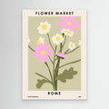 Flower Market Rome by Nktn Canvas