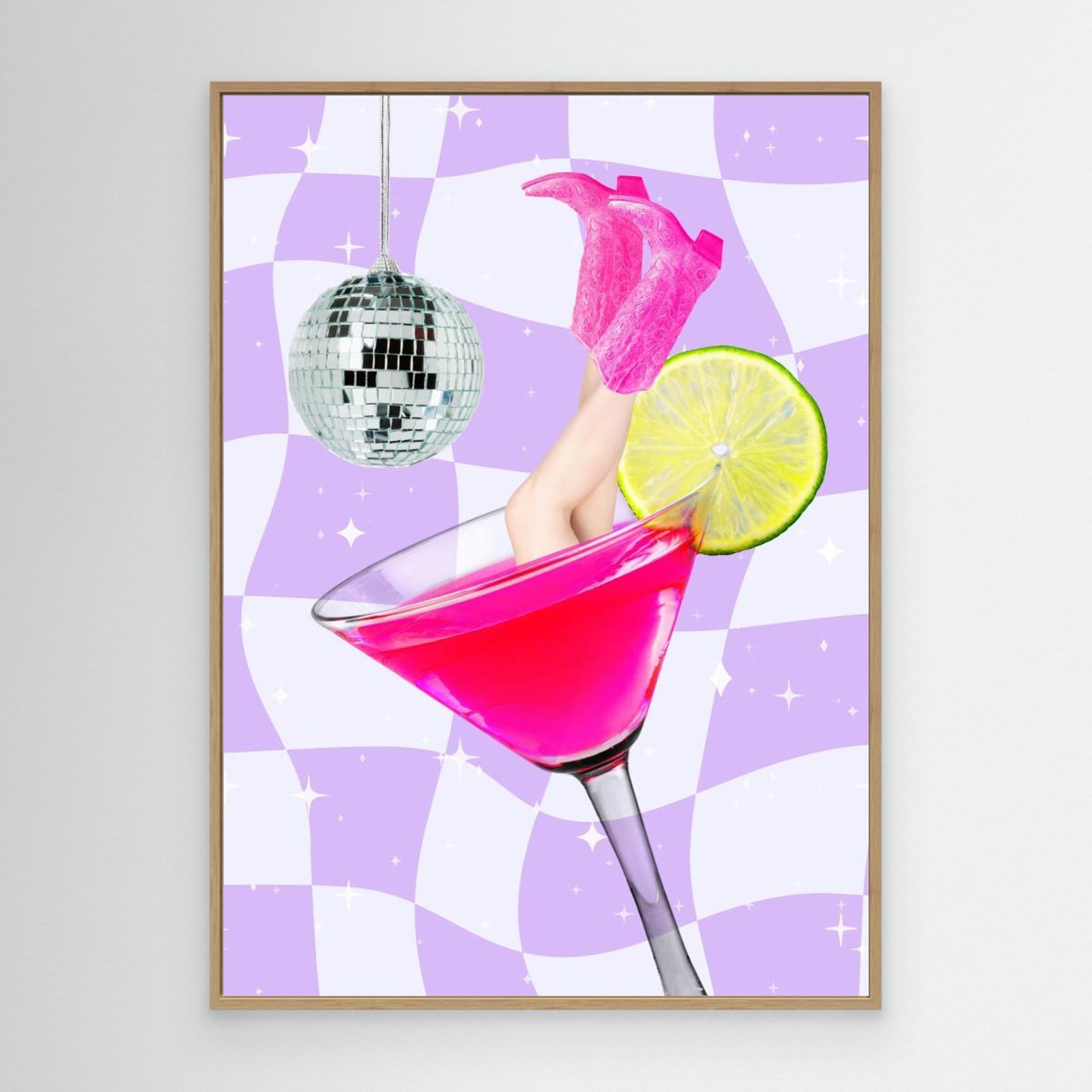 Cocktail diving by Athene Fritsch Canvas