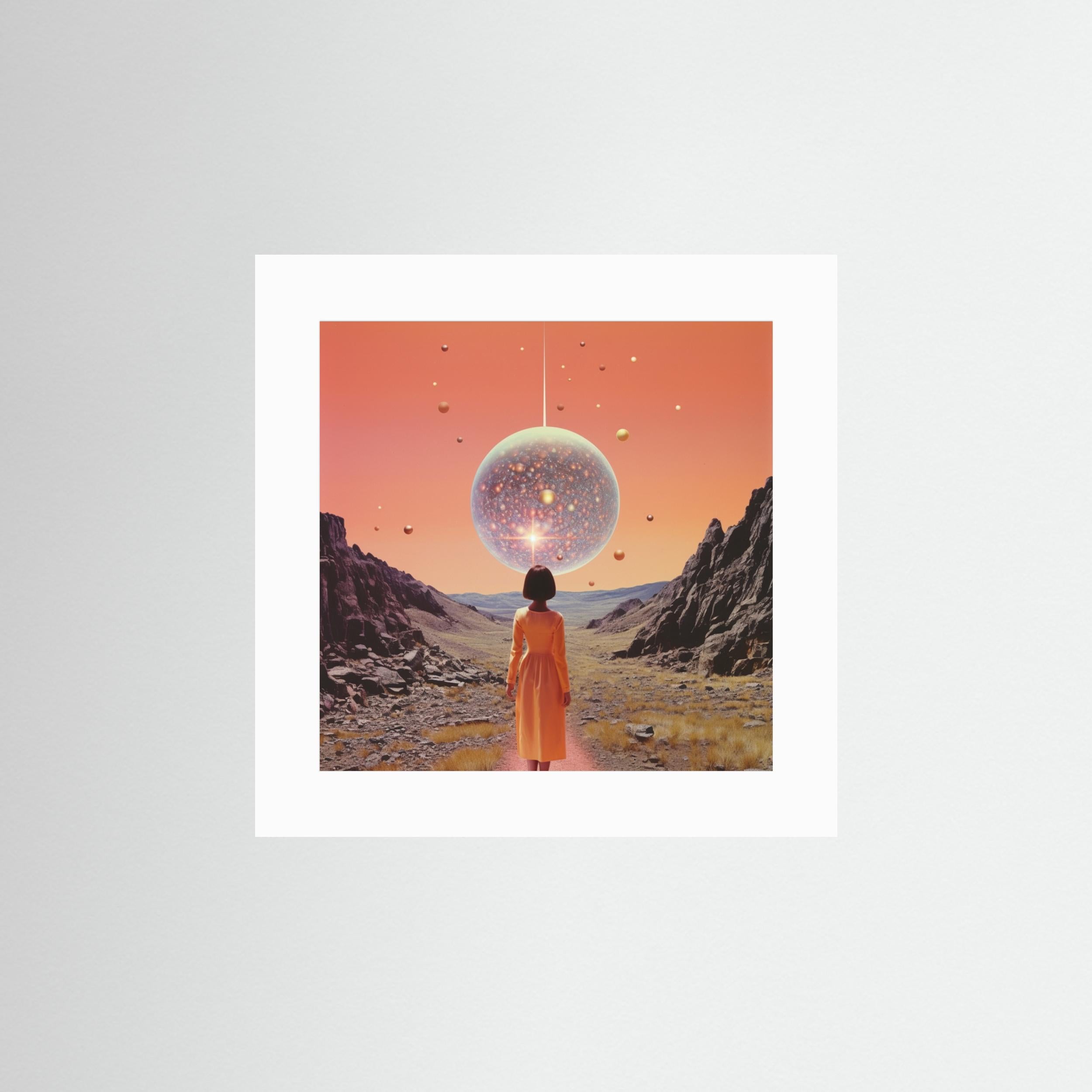 A Space Disco Collage Art by Samantha Hearn Fine Art Paper 