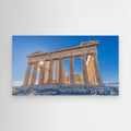 The Acropolis of Athens and Helios (Sun) by Michael Kalika Canvas