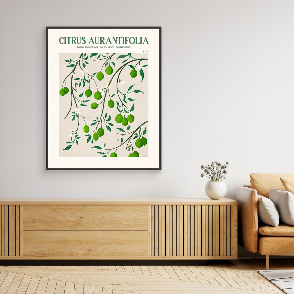 Citrus Aurantifolia - Lime by Emel Tunaboylucan Canvas