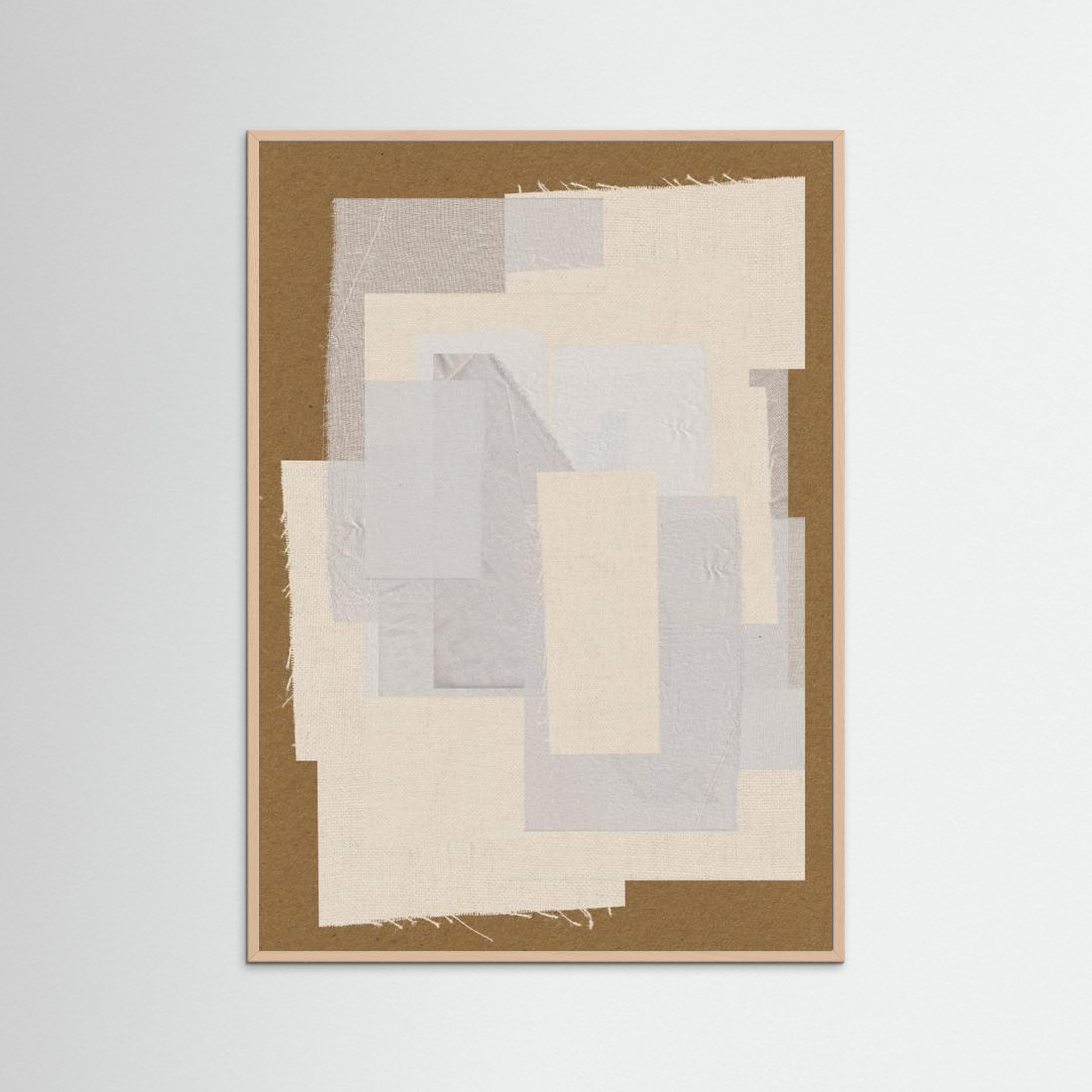 Fabric Pattern Collage No.6 by The Miuus Studio