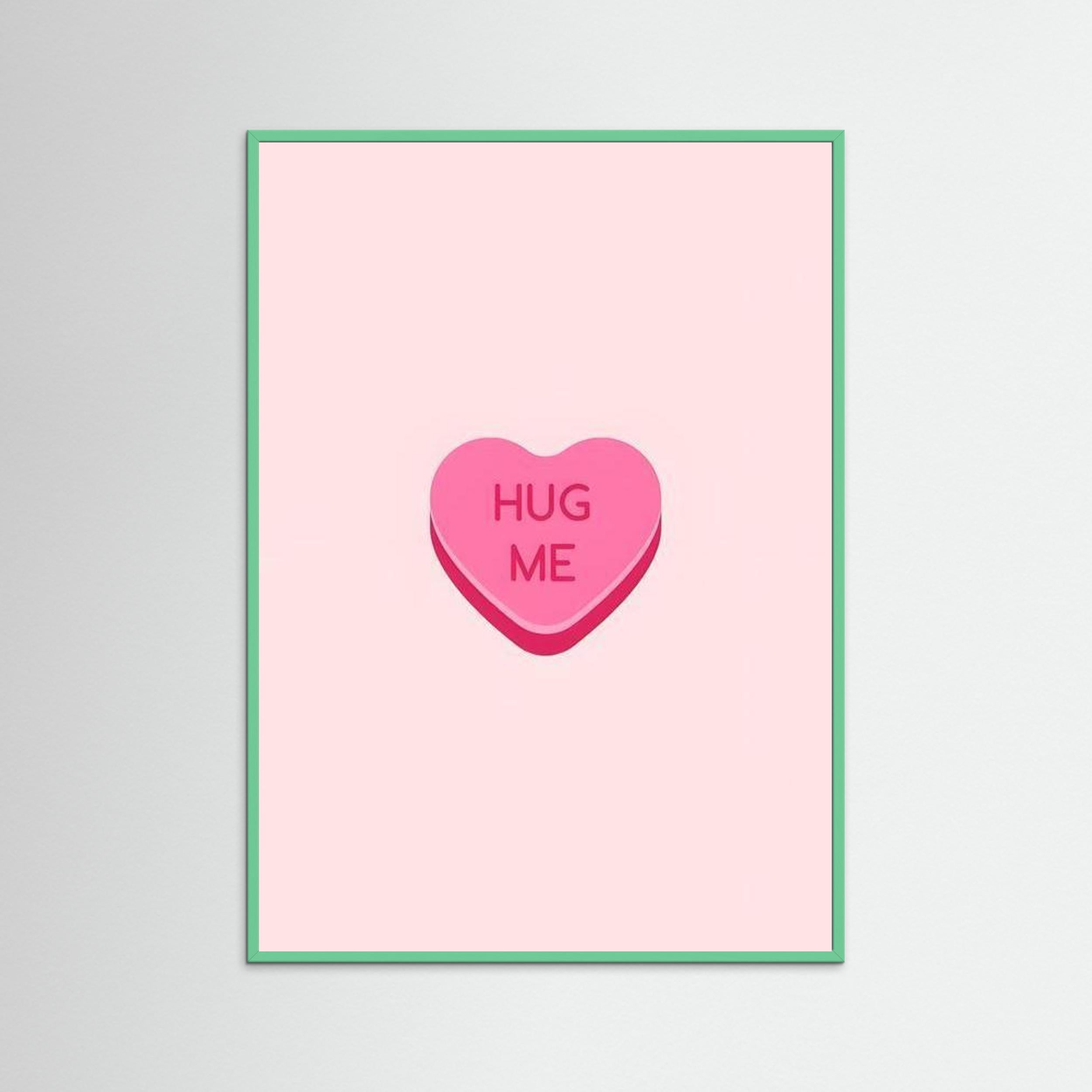 Hug Me By The Frame Gain Fine Art Paper