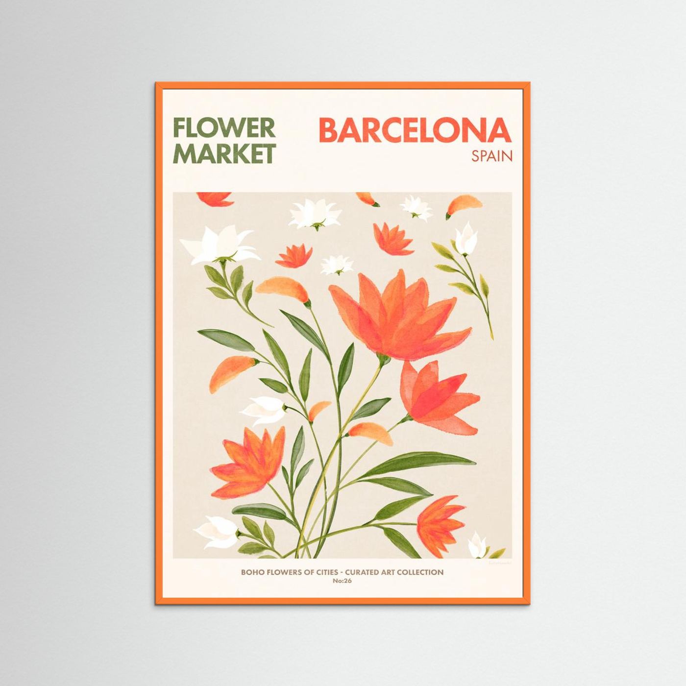Barcelona by Emel Tunaboylu Fine Art Paper