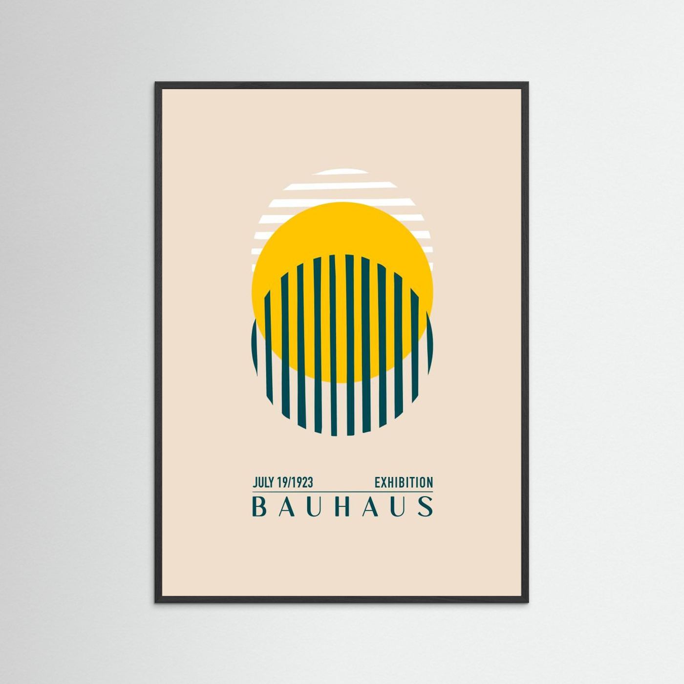 Bauhaus Sari Kure by Emel Tunaboylu Fine Art Paper