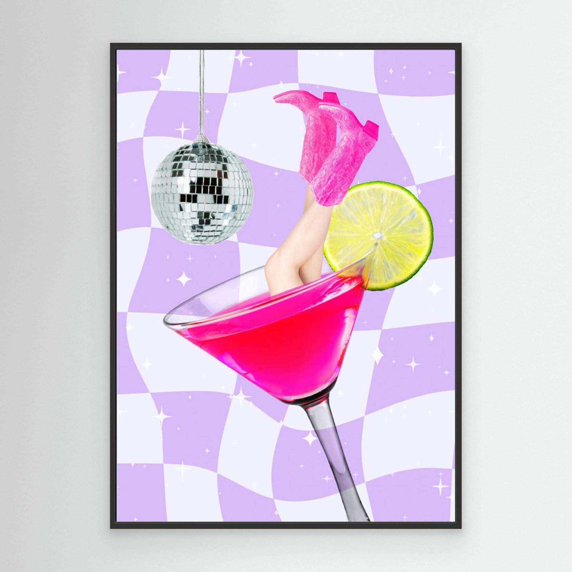 Cocktail diving by Athene Fritsch Canvas