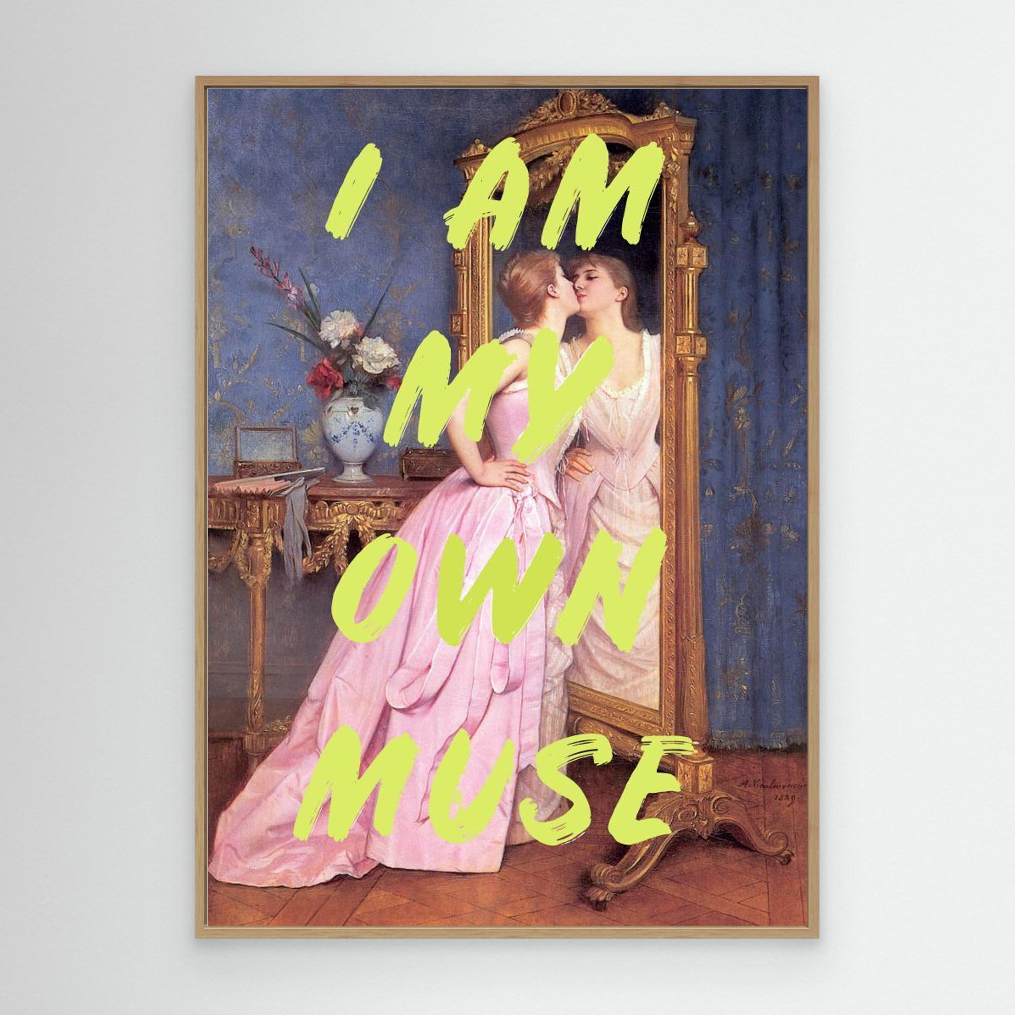 Myownmuseyellow2 Ratioiso by Talitha Mc Queen Canvas