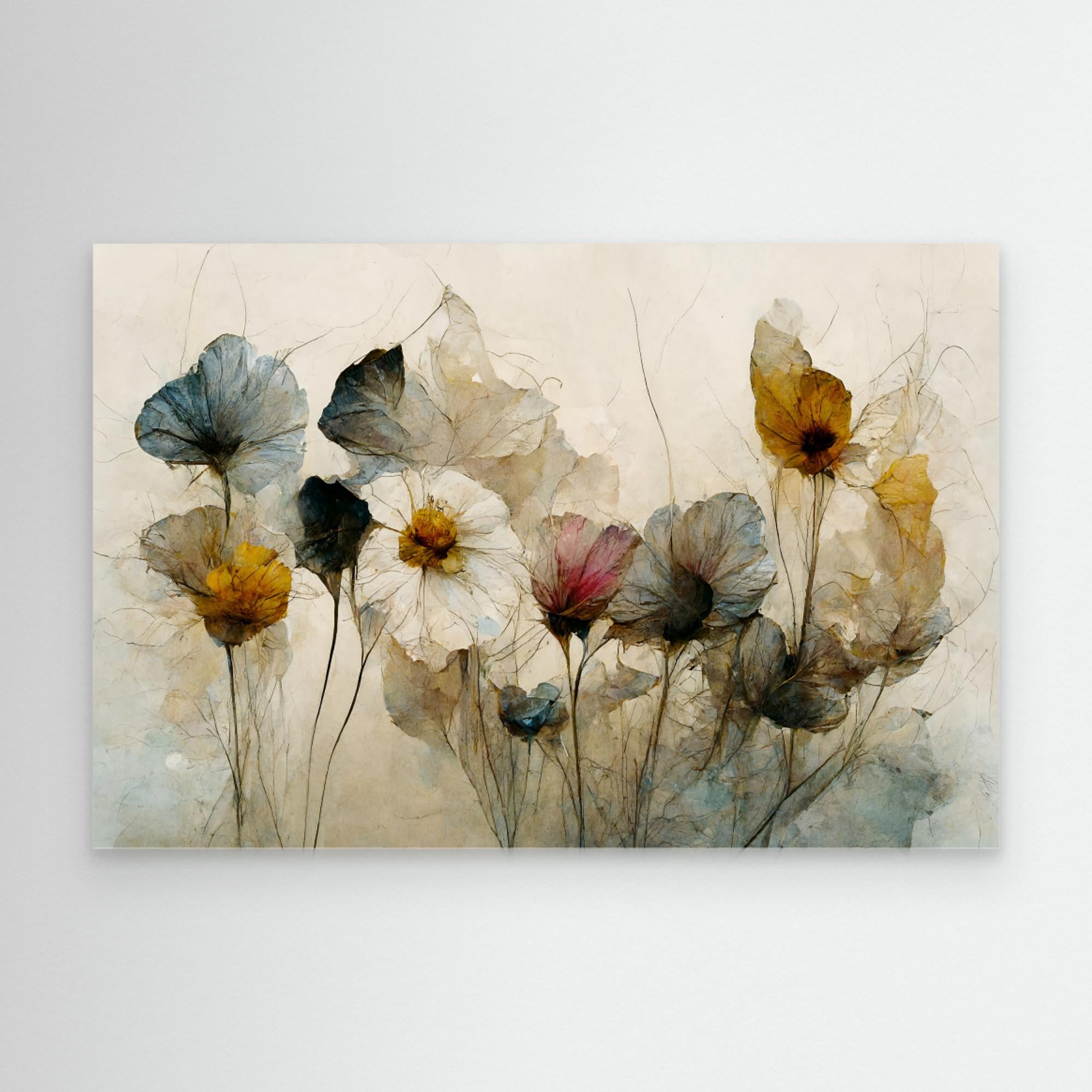 Dry Flower Bouquet by Treechild Canvas
