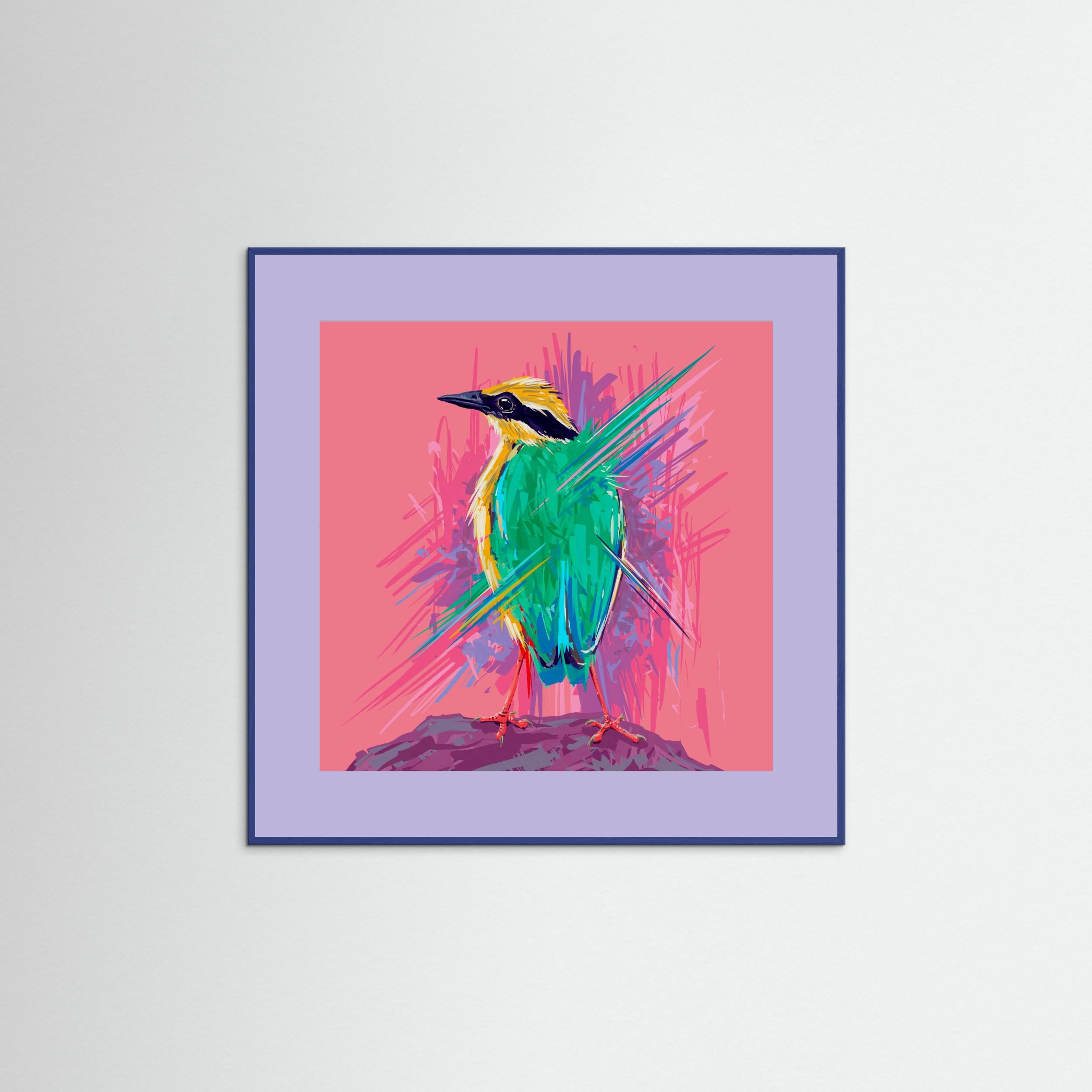 Bird Series   Indian Pitta by Rohan Dahotre Fine Art Paper