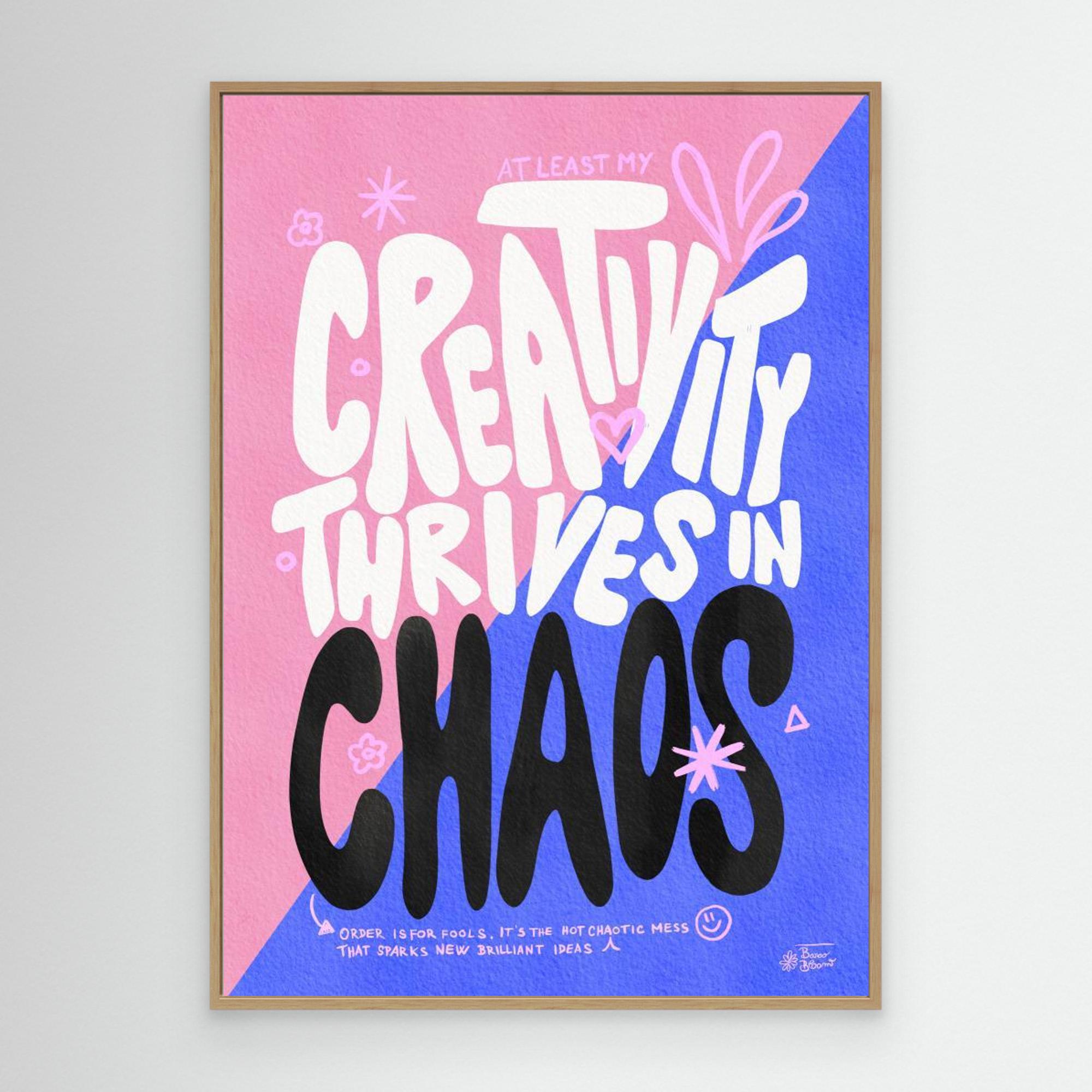 Creative Chaos by Baroo Bloom Canvas