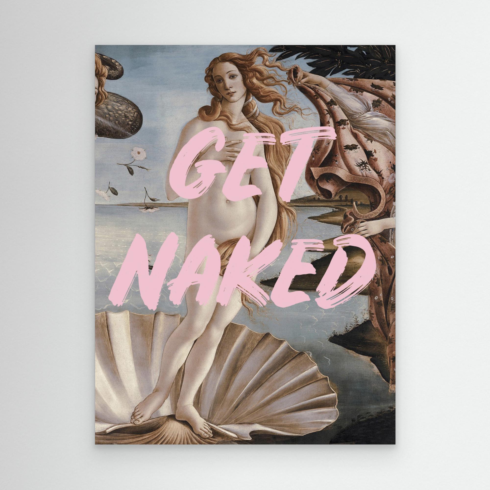 Venus get naked by Talitha Mc Queen Canvas