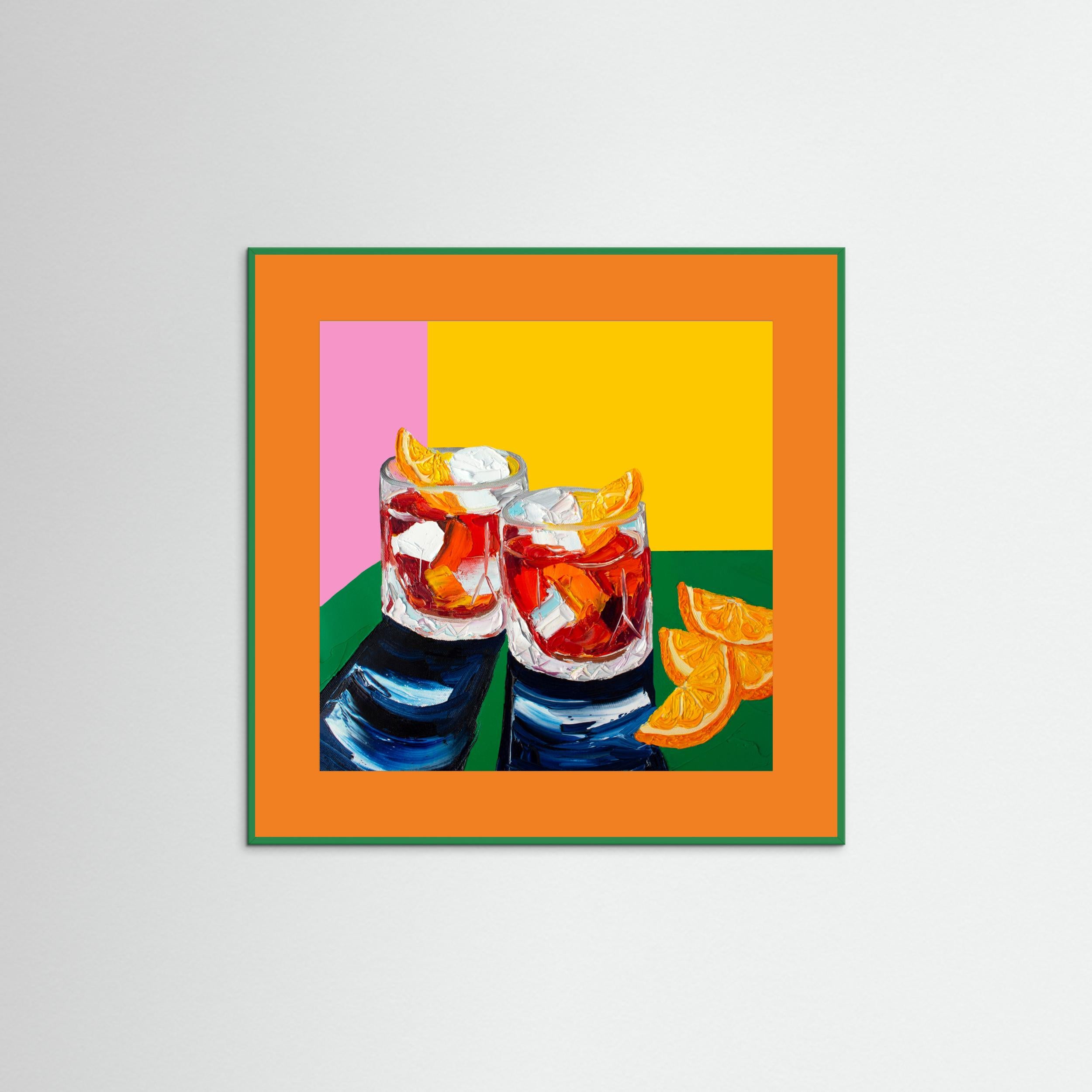 Negronis No1 by Alice Straker Fine Art Paper 