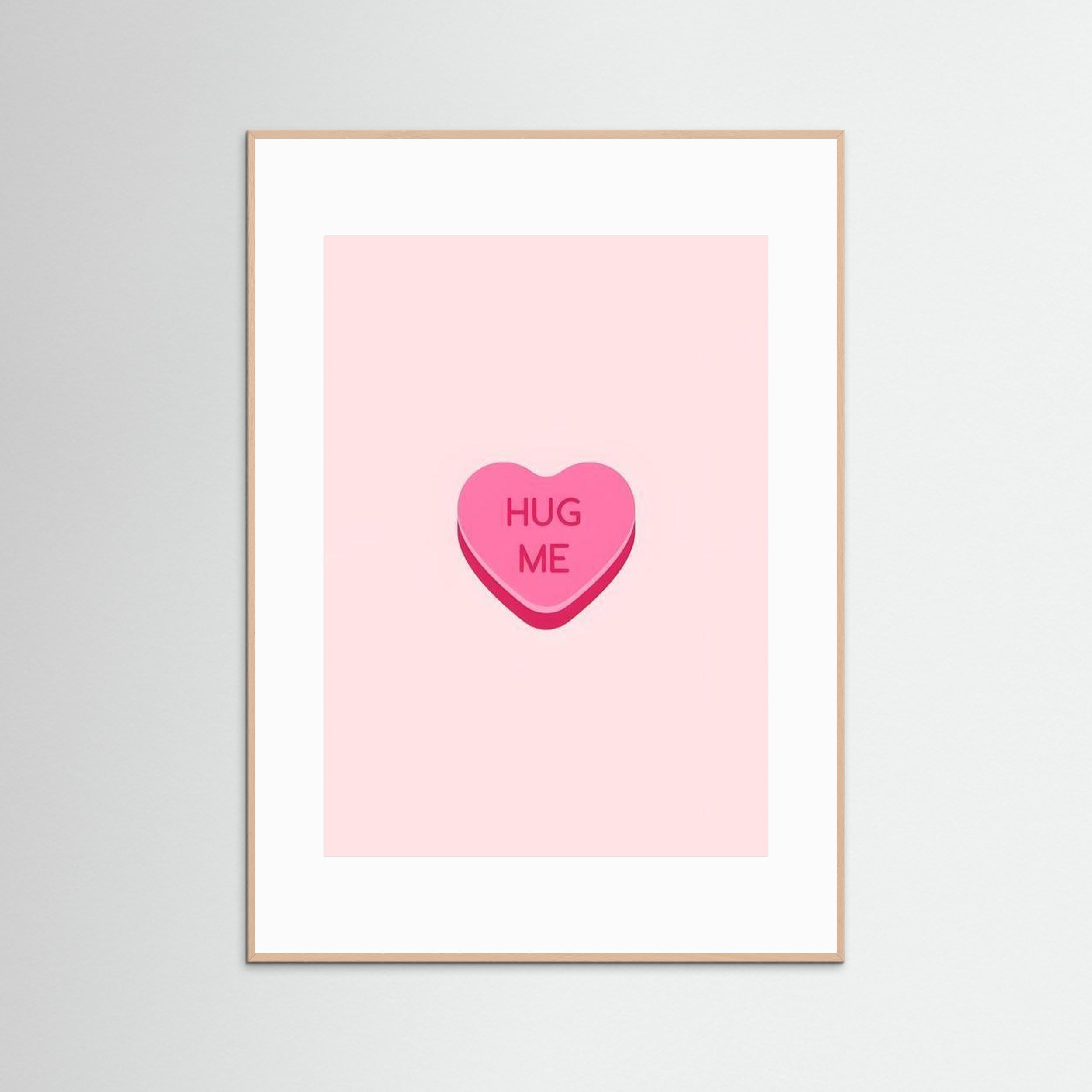 Hug Me By The Frame Gain Fine Art Paper