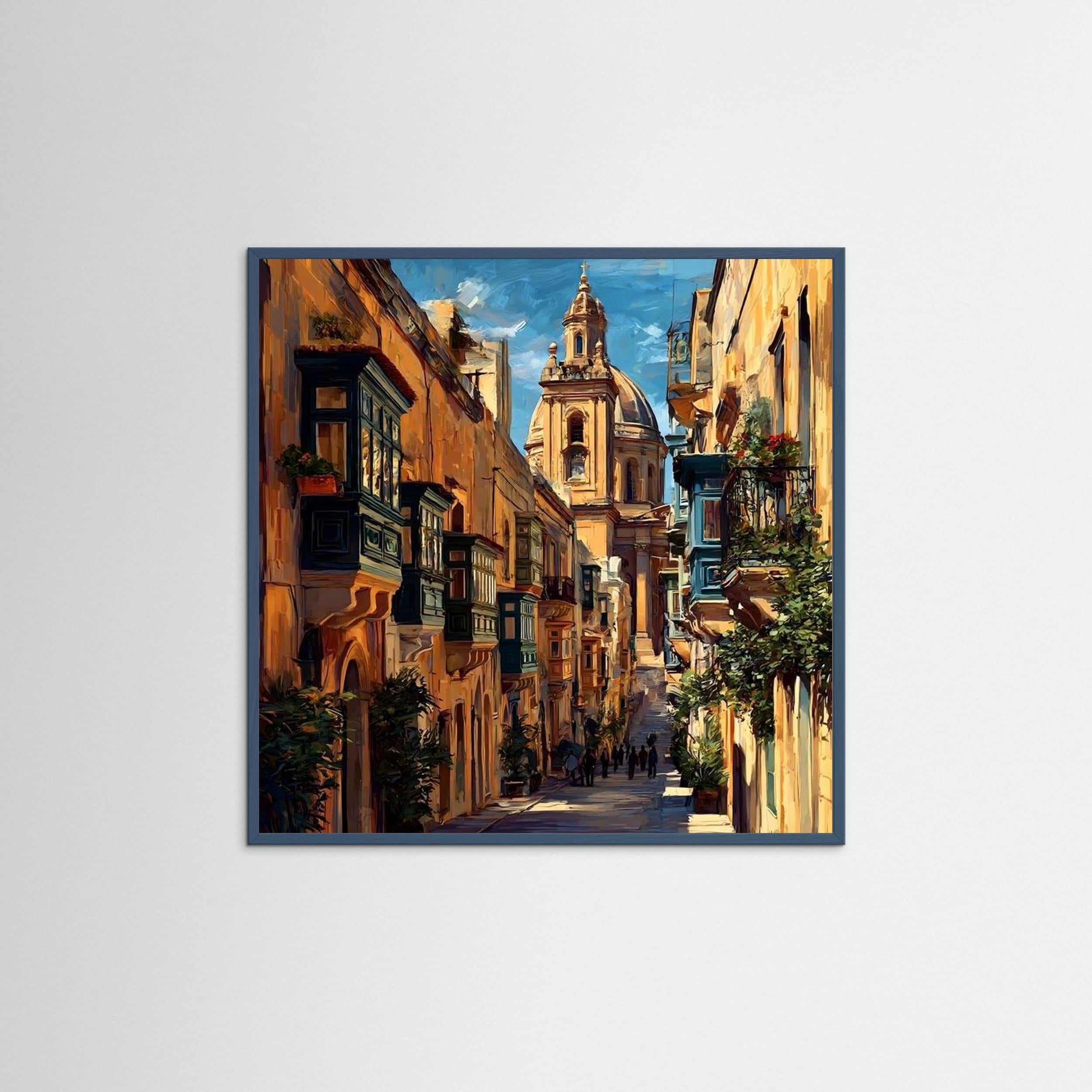 Malta villi by Natty Jaxxx The Frame Gain Fine Art Paper