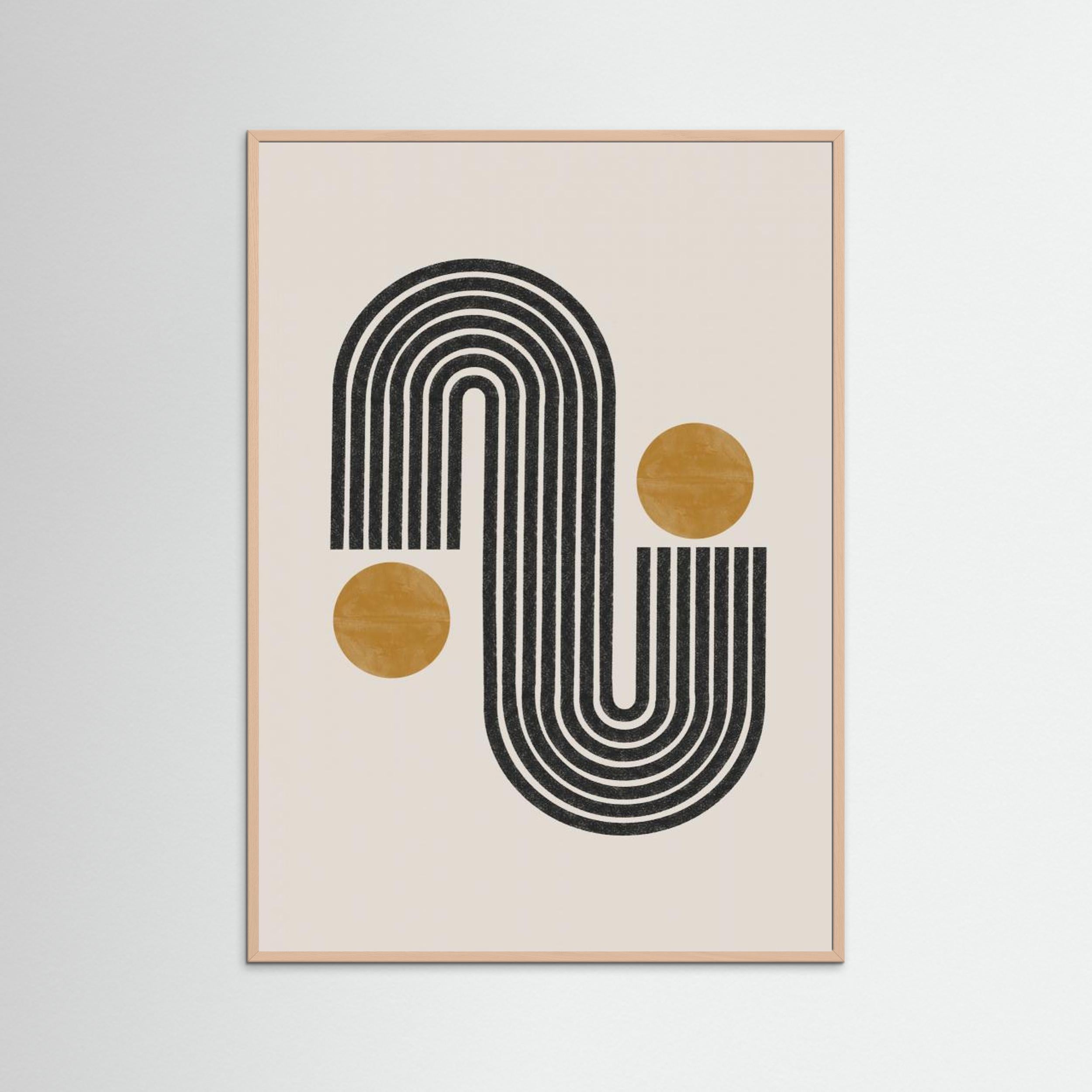 Mid Century No3. by The Miuus Studio Fine Art Paper 