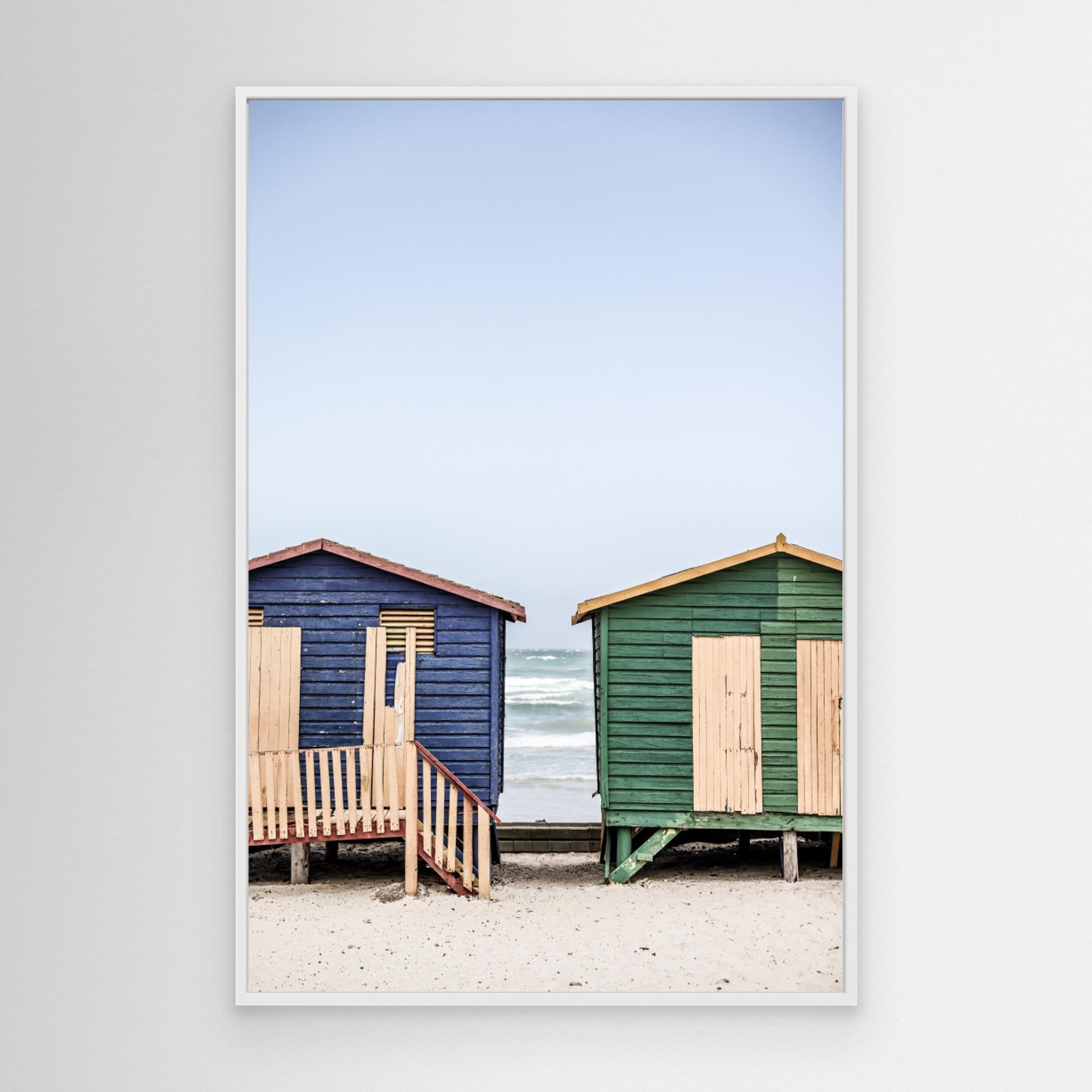 Blue & Green Hut by Shot By Clint Canvas