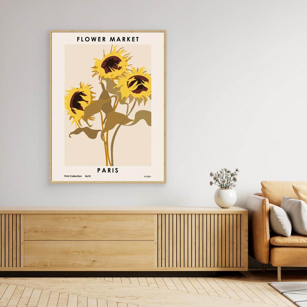 Flower Market. Paris by Nktn Canvas