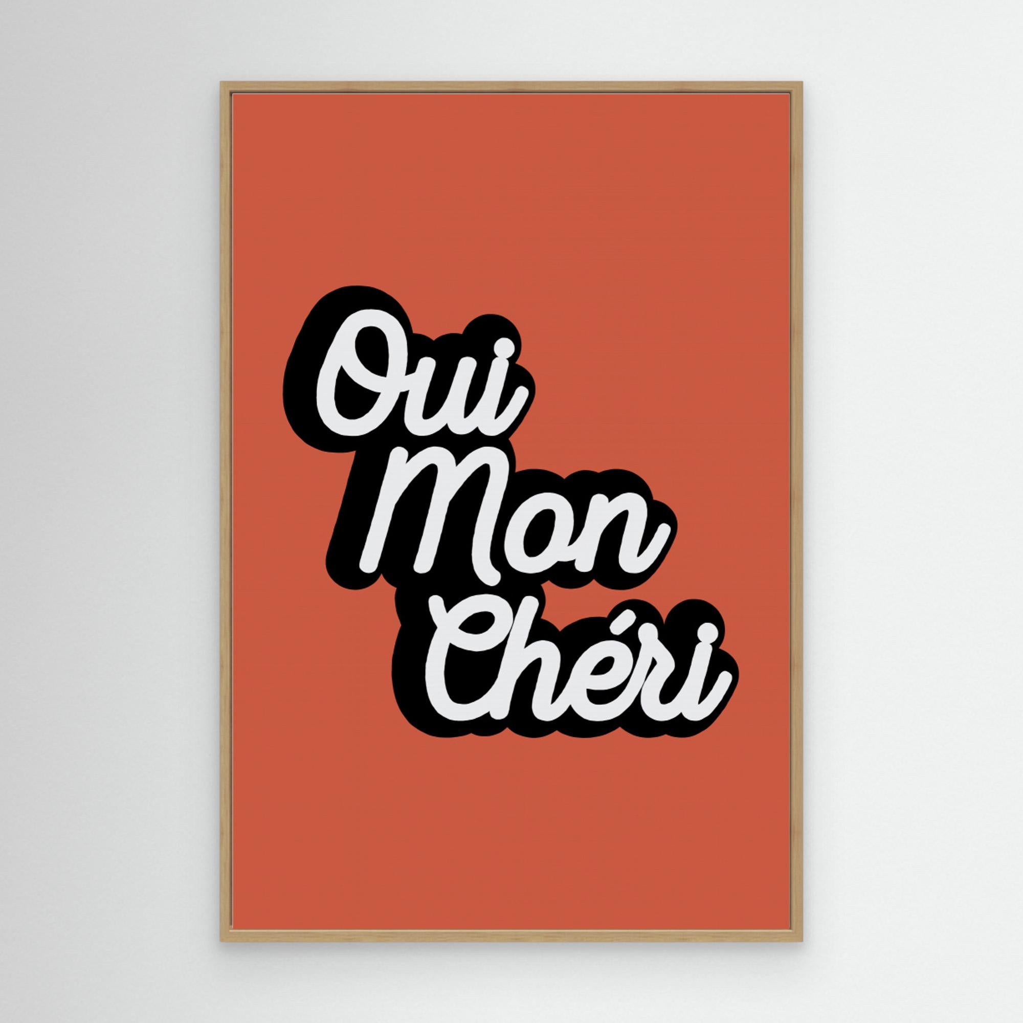 Qui Mon Chéri by Frankie Kerr Dineen Canvas