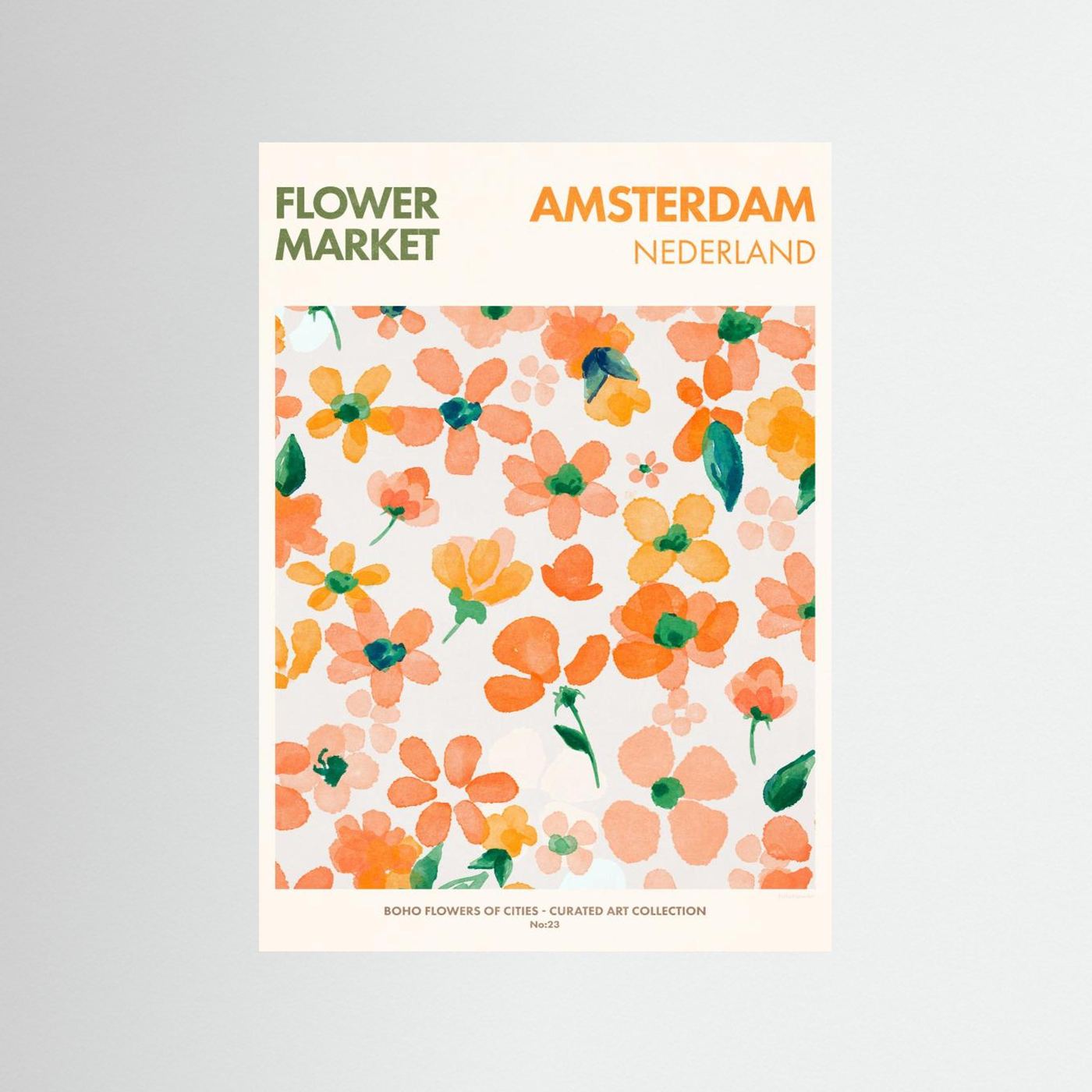 Amsterdam by Emel Tunaboylu Fine Art Paper