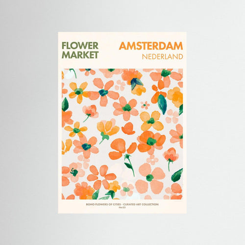 Amsterdam by Emel Tunaboylu Fine Art Paper