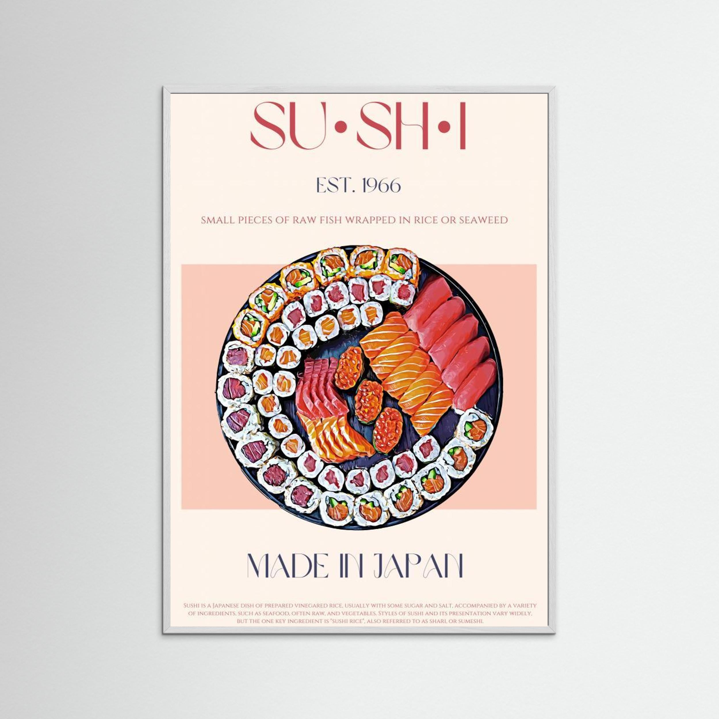 Sushi by Nazma Khokhar Fine Art Paper 