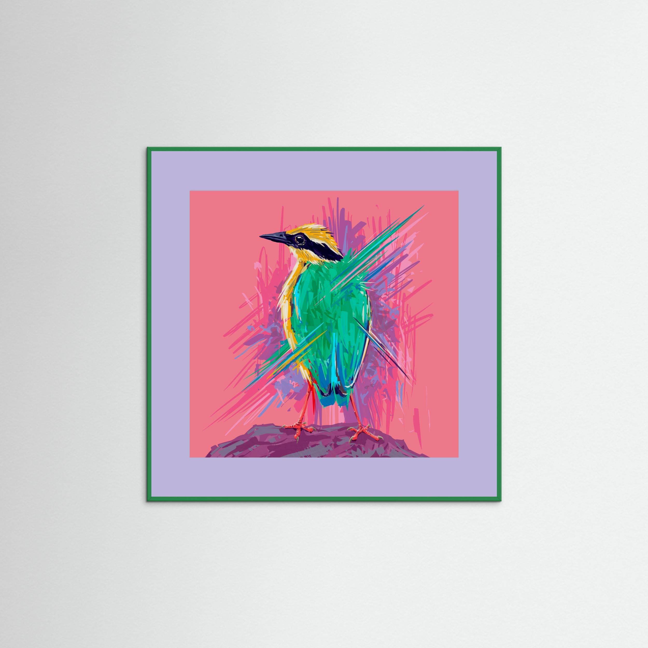 Bird Series   Indian Pitta by Rohan Dahotre Fine Art Paper