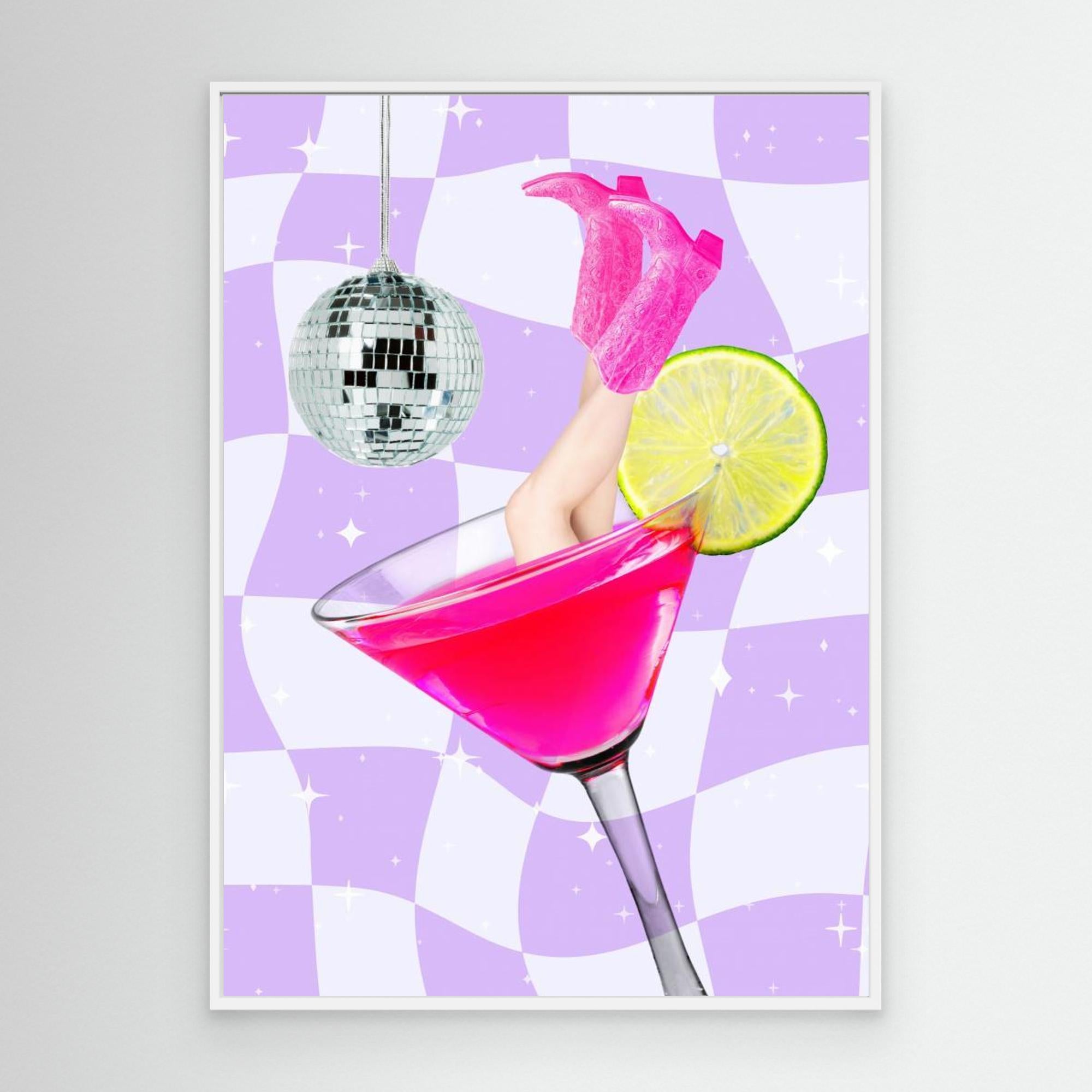 Cocktail diving by Athene Fritsch Canvas