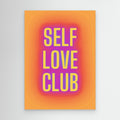 Self love club by The Frame Gain Canvas