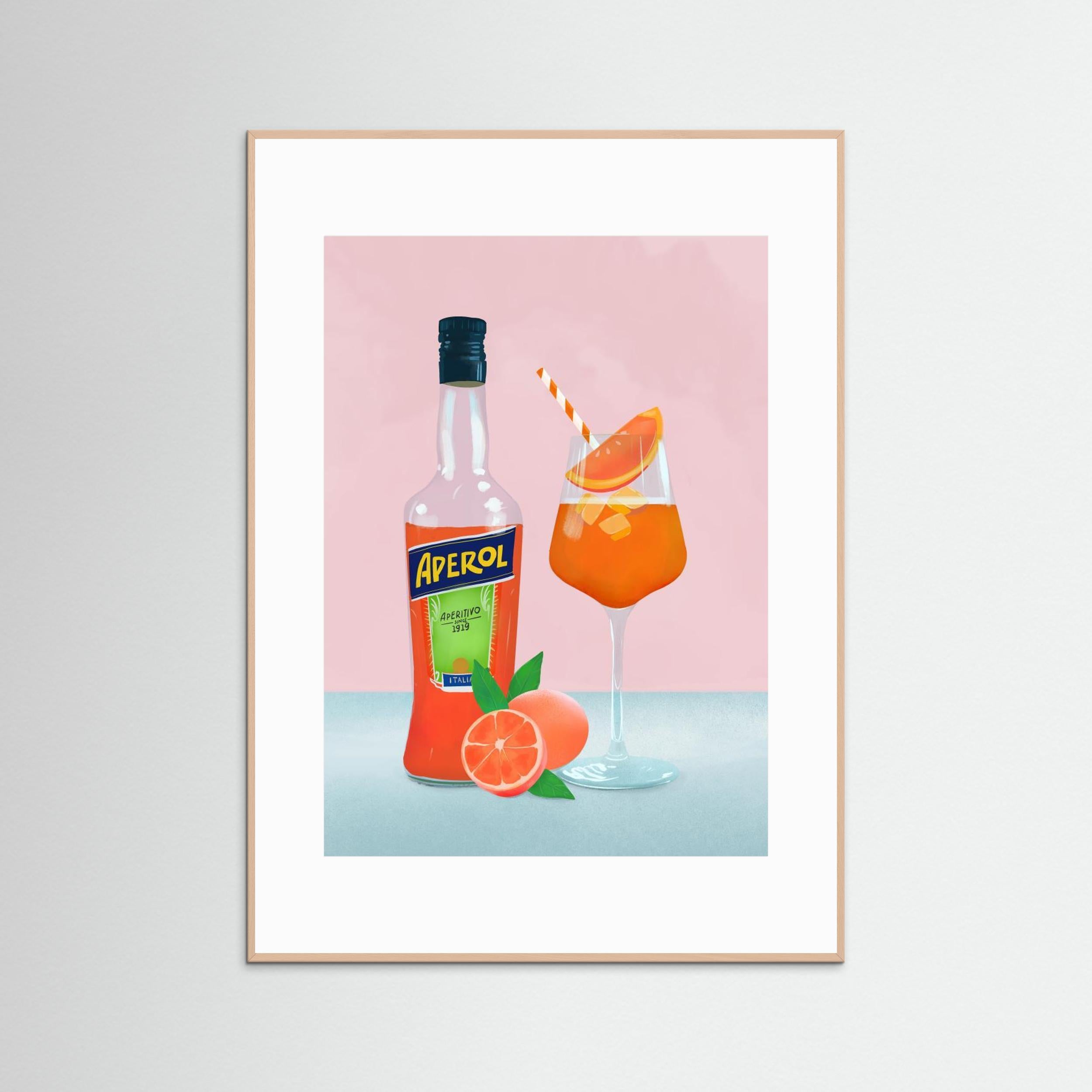 Aperol Spritz by Petra Lizde Fine Art Paper 