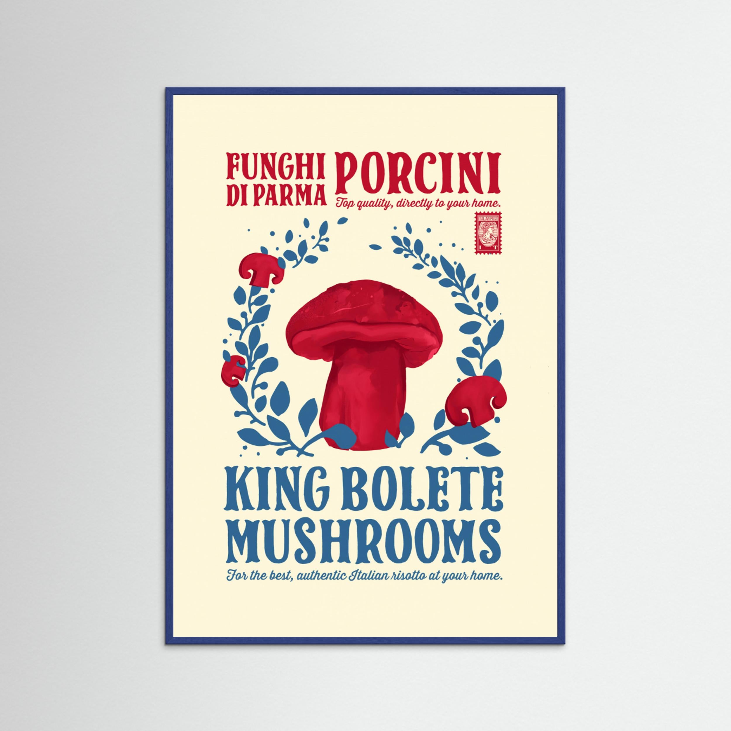 Porcini kitchen print by Dion Gem Fine Art Paper 