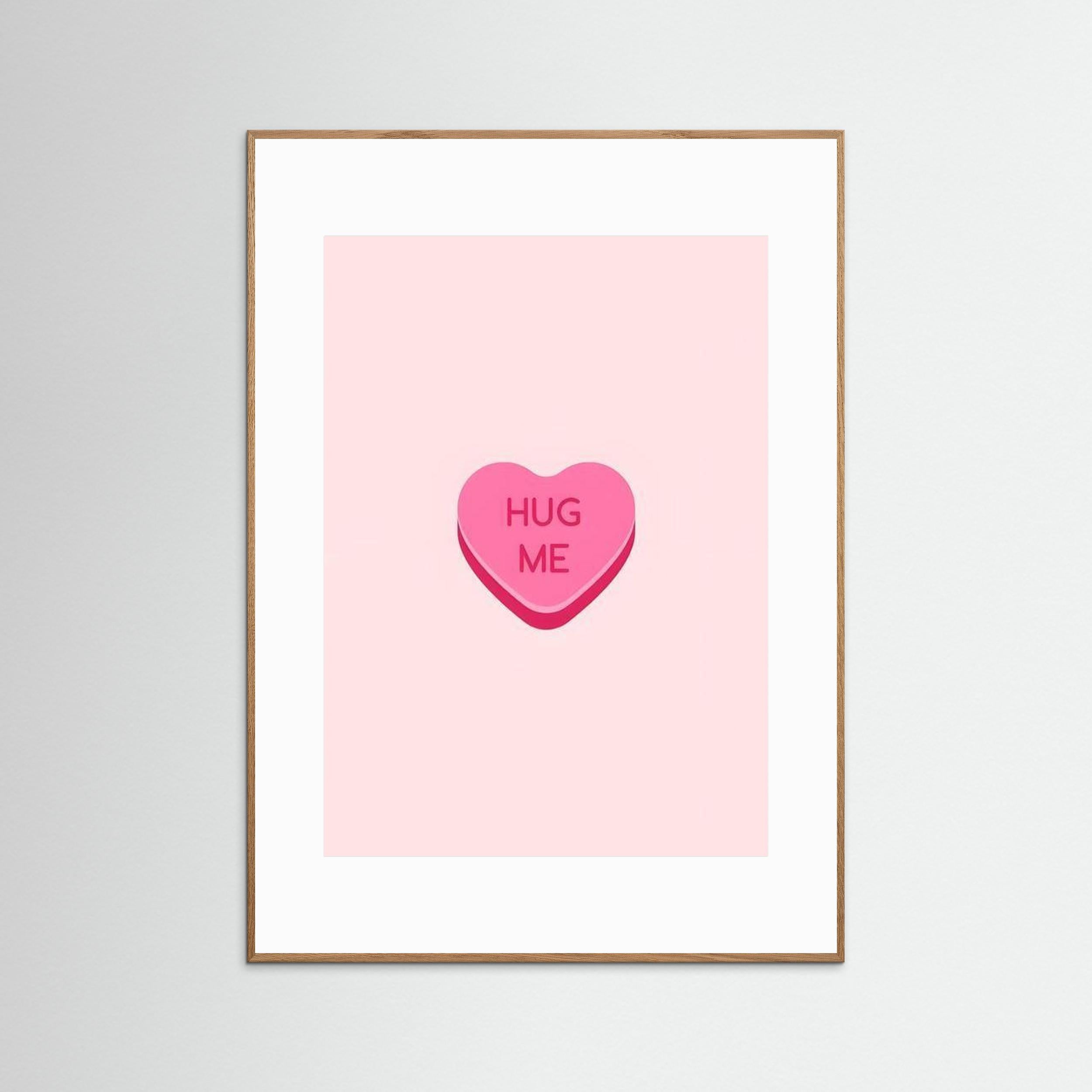 Hug Me By The Frame Gain Fine Art Paper