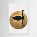 The Swan Gold by Kubistika Canvas